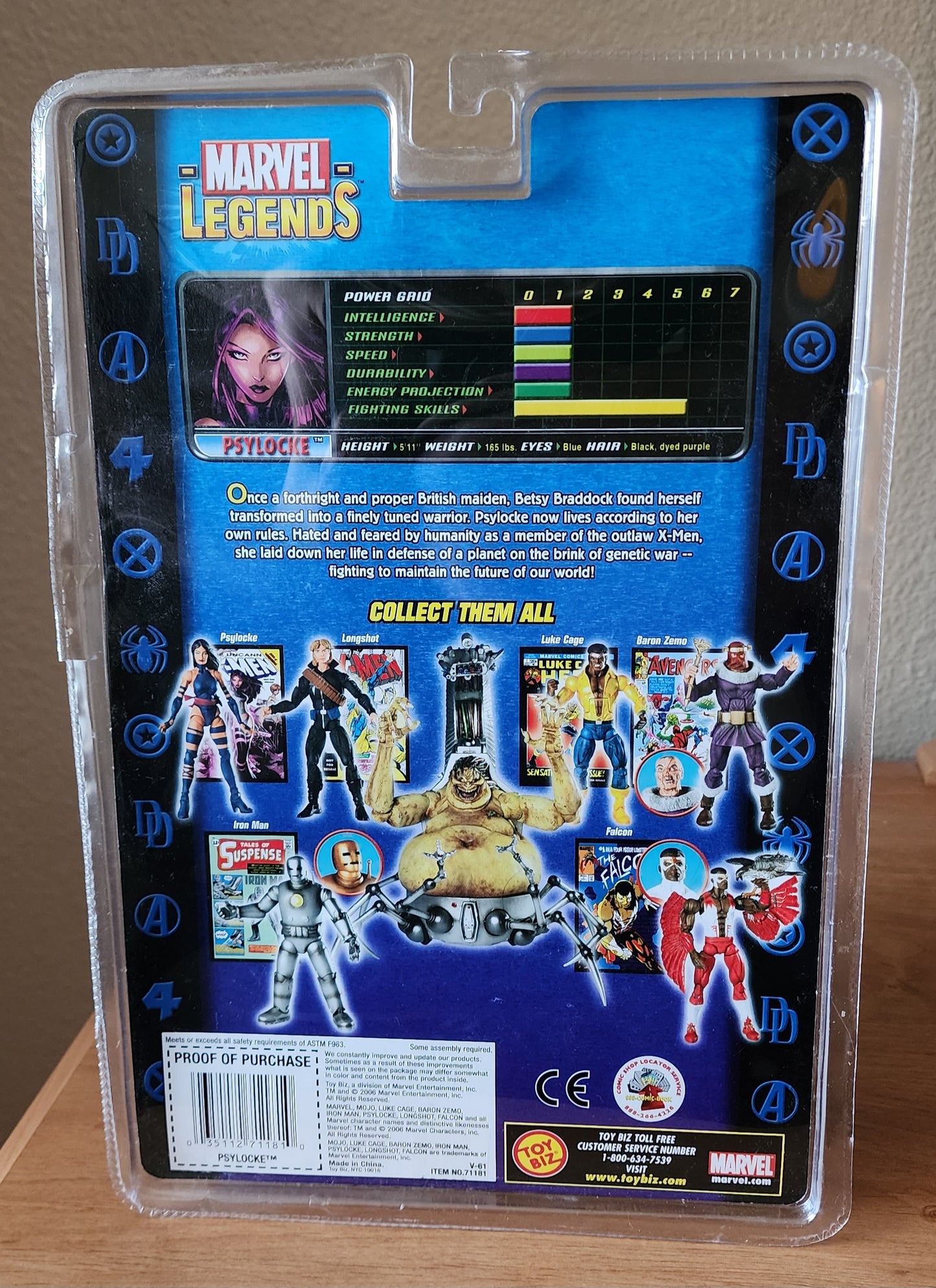Marvel Legends Psylocke Action Figure
