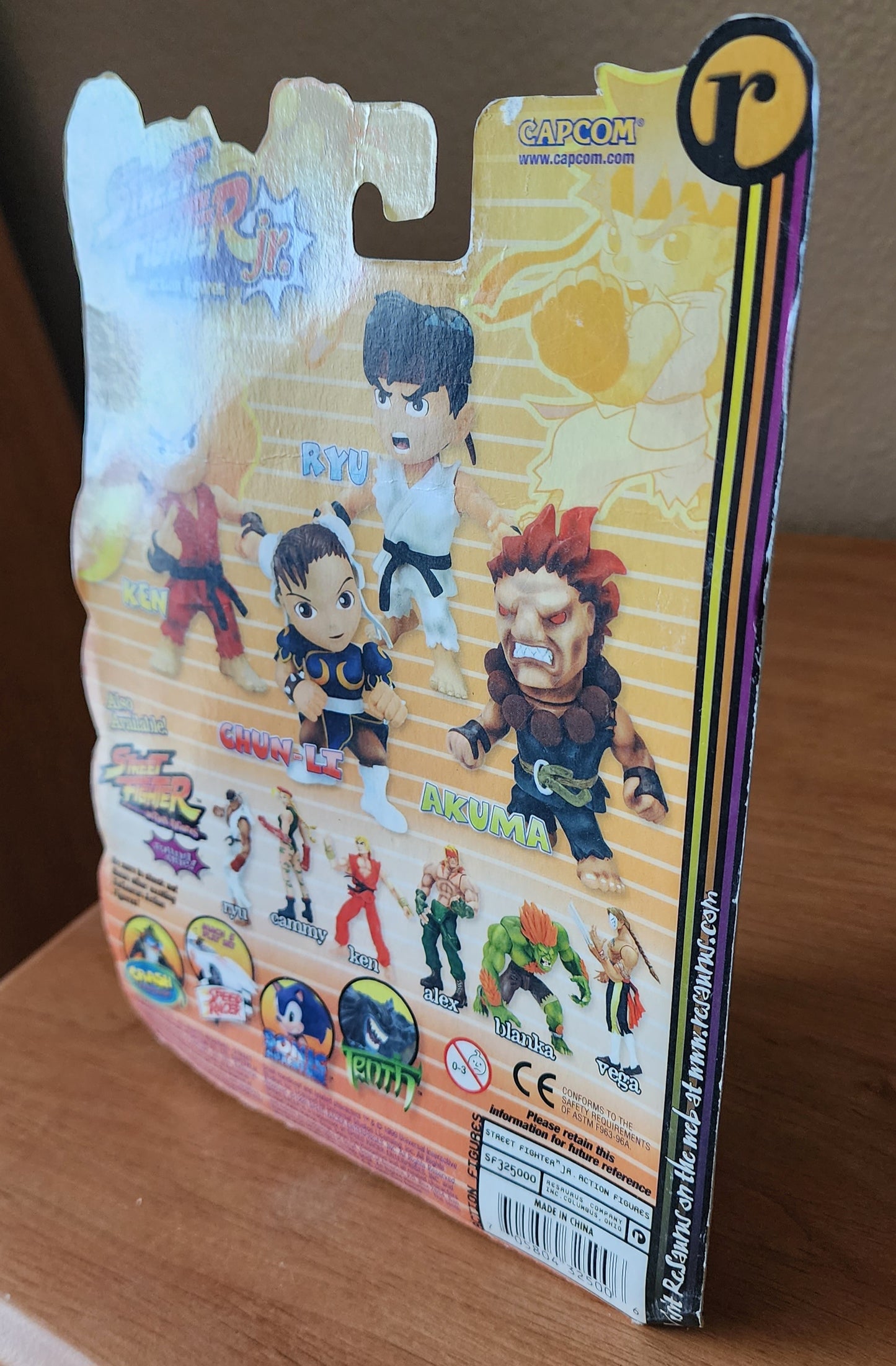 Ken Masters ReSaurus "Street Fighter Jr." Round 1 Action Figure (Sealed)