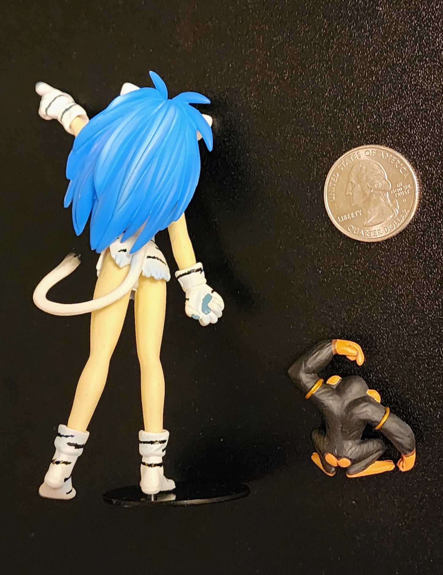 Cham Cham Samurai Shodown SR Series Gashapon Figure with Paku Paku Monkey (2P Color Version)