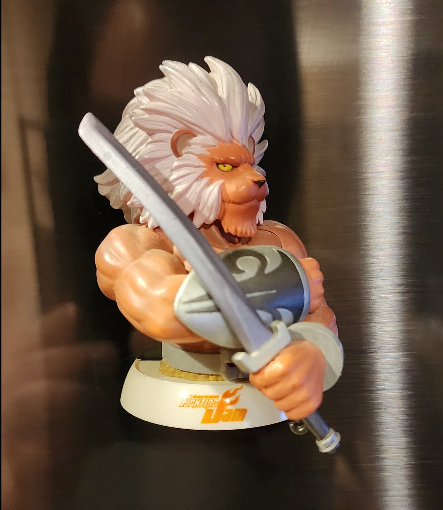 Leo Capcom Fighting Jam Magstage Magnet (2P Color White Version)