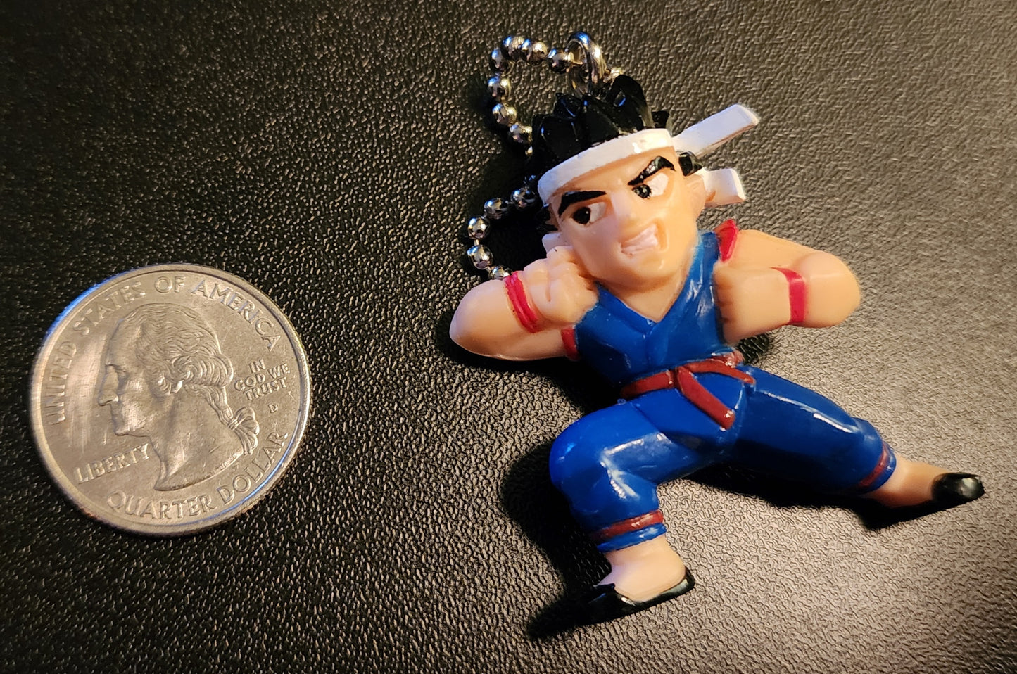 Akira Yuki Virtua Fighter 2 Vintage Sega Keychain (1994)