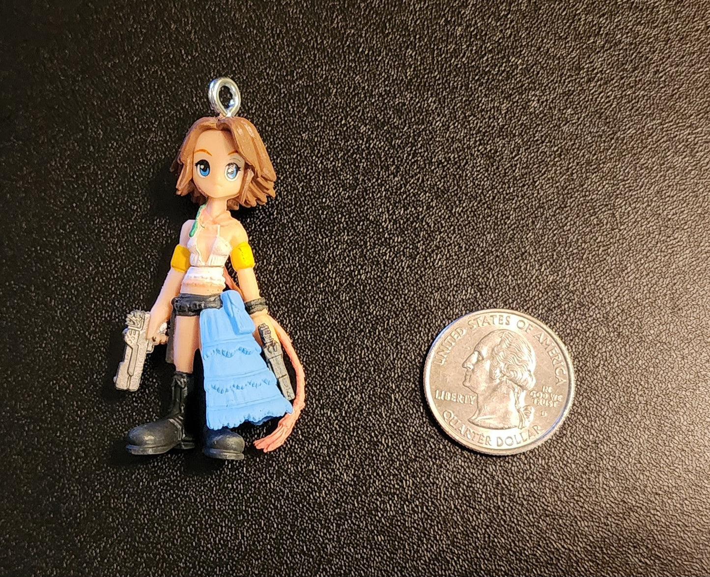 Final Fantasy Trading Arts Mini - Final Fantasy X-2 - Yuna Gunner Outfit Keychain Figure