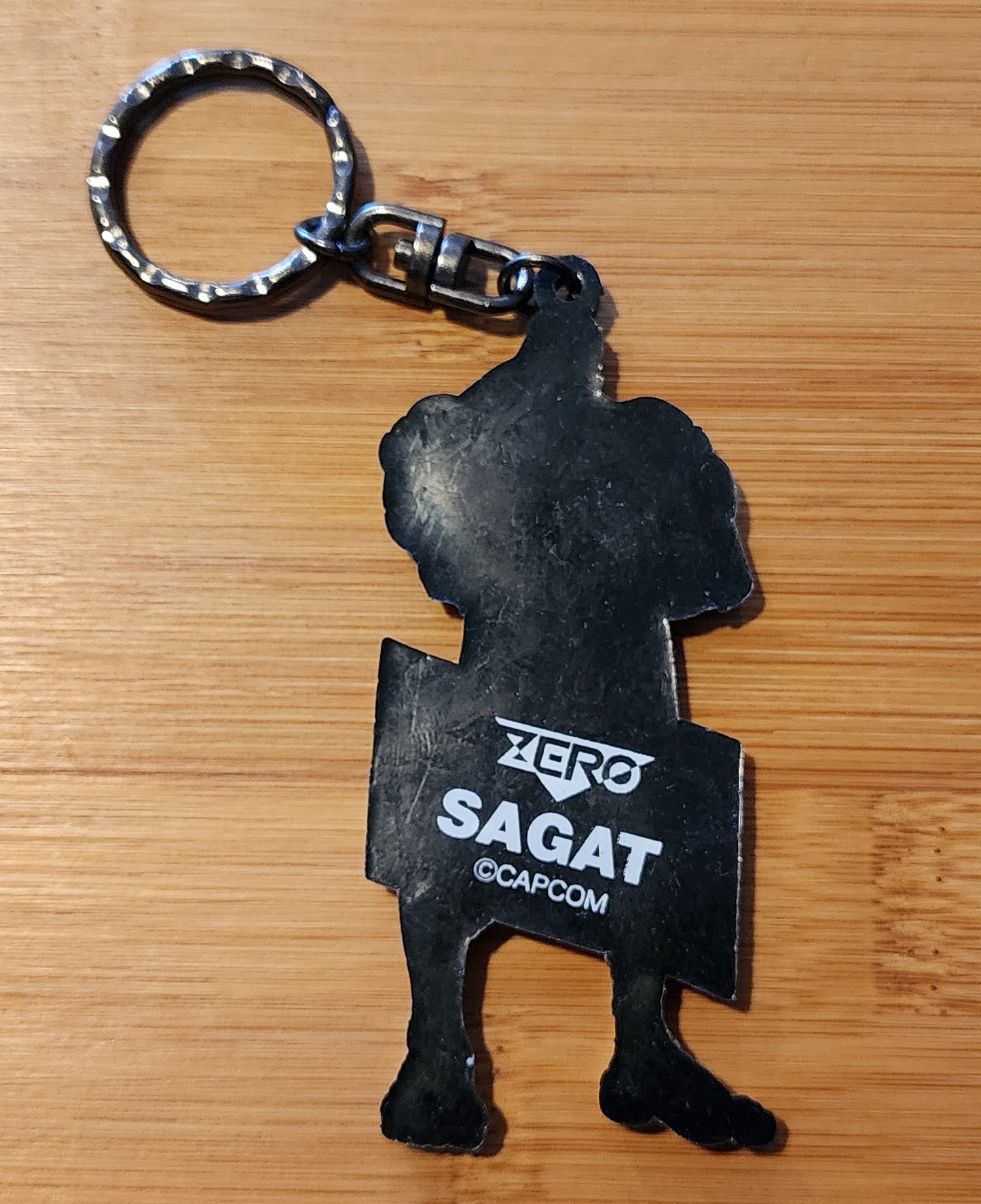 Sagat Street Fighter Zero / Alpha Rubber Character Art Keychain