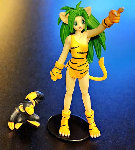 Cham Cham Samurai Shodown SR Series Gashapon Figure with Paku Paku Monkey