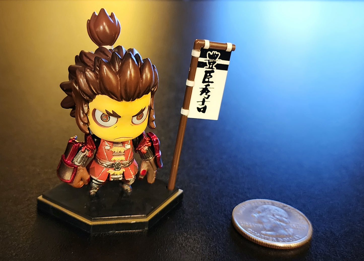 Sengoku Basara Devil Kings One Coin Grande Kotobukiya Figure - Toyotomi Hideyoshi
