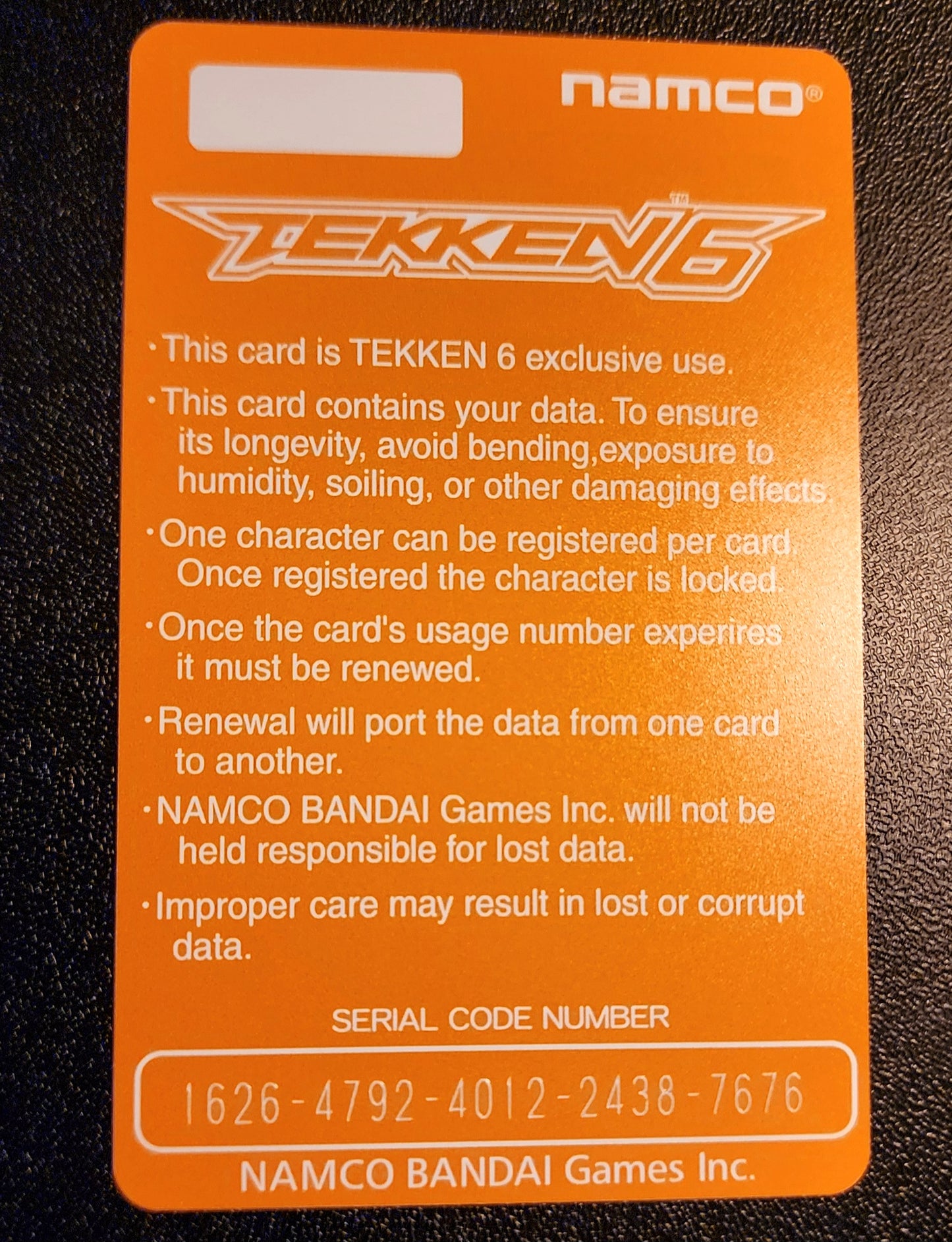 Alisa Boskonovitch Tekken 6: Bloodline Rebellion BanaPass Card