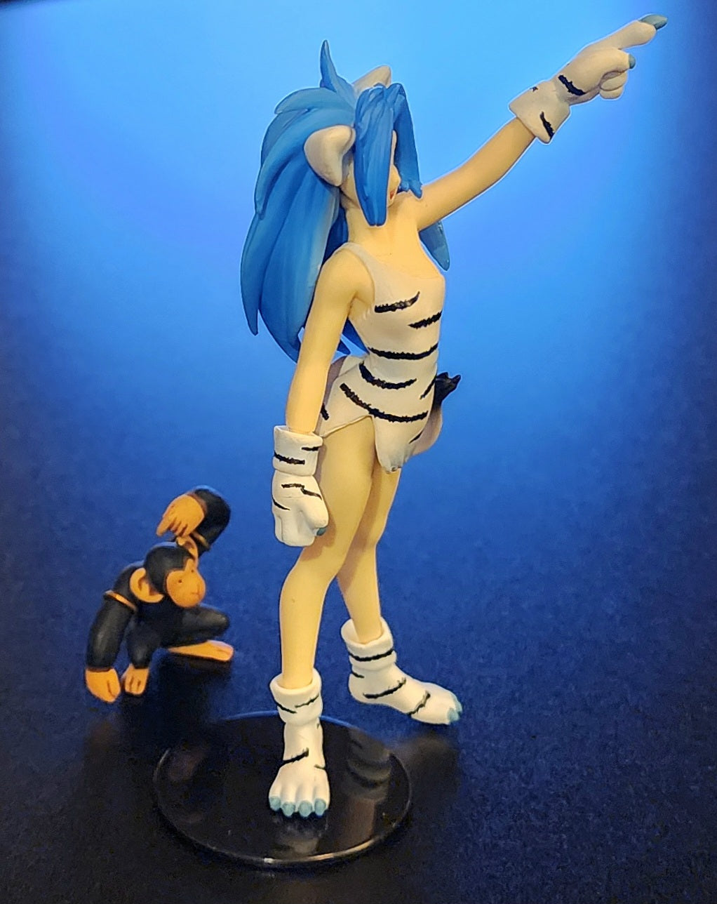 Cham Cham Samurai Shodown SR Series Gashapon Figure with Paku Paku Monkey (2P Color Version)