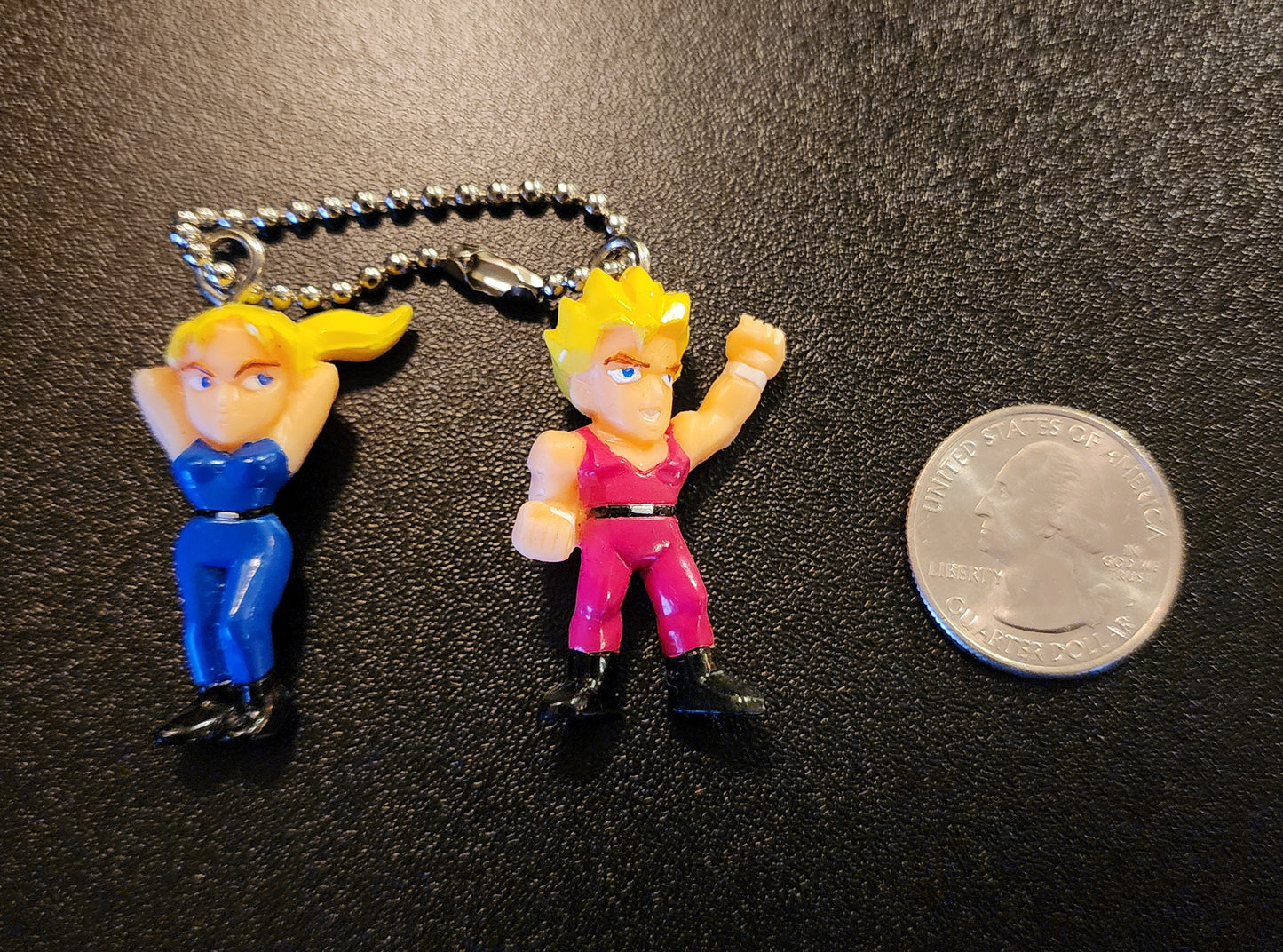 Sarah and Jacky Bryant Virtua Fighter 2 Vintage Sega Keychains (2-Pack)