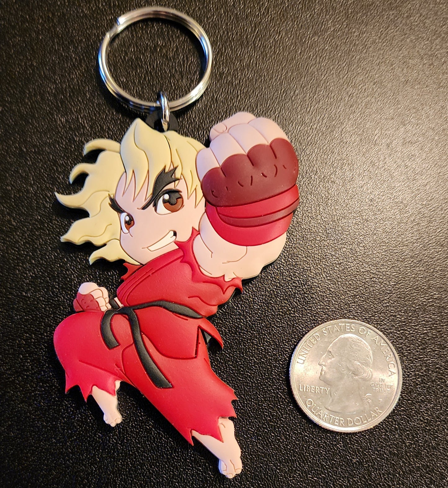 Ken Masters Super Puzzle Fighter Chibi Capcom Keychain