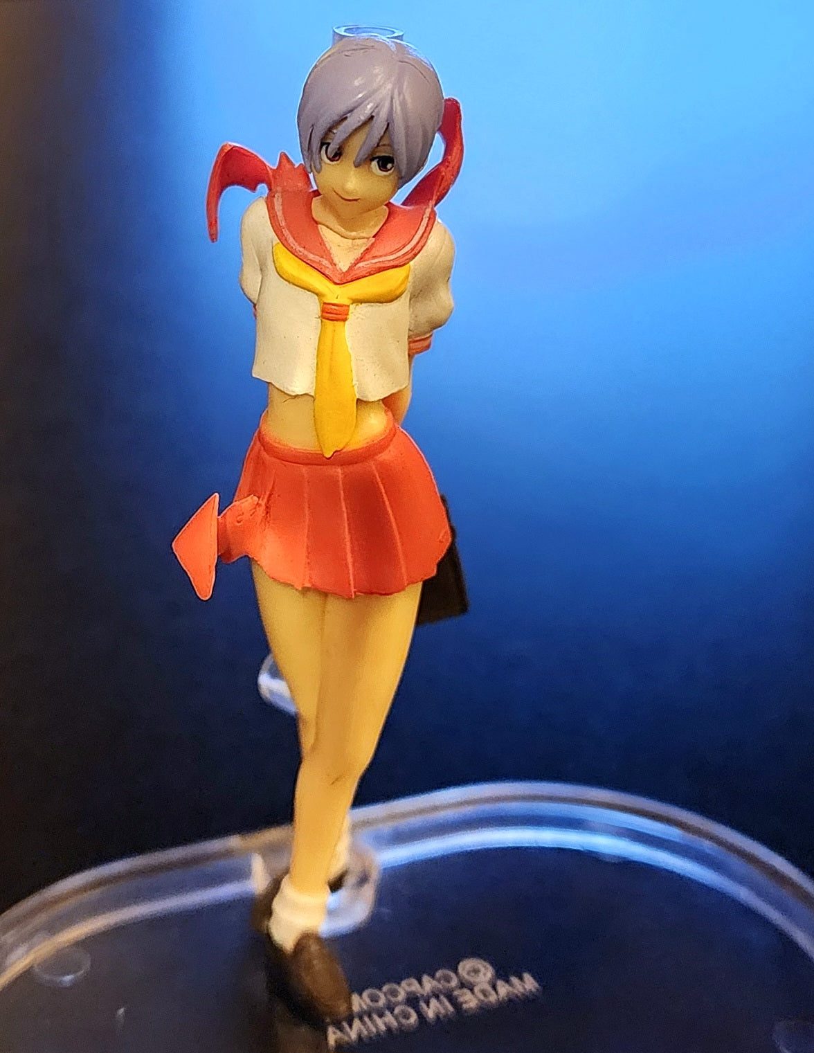 Lilith Aensland Darkstalkers "Sakura" Schoolgirl Cosplay Figure