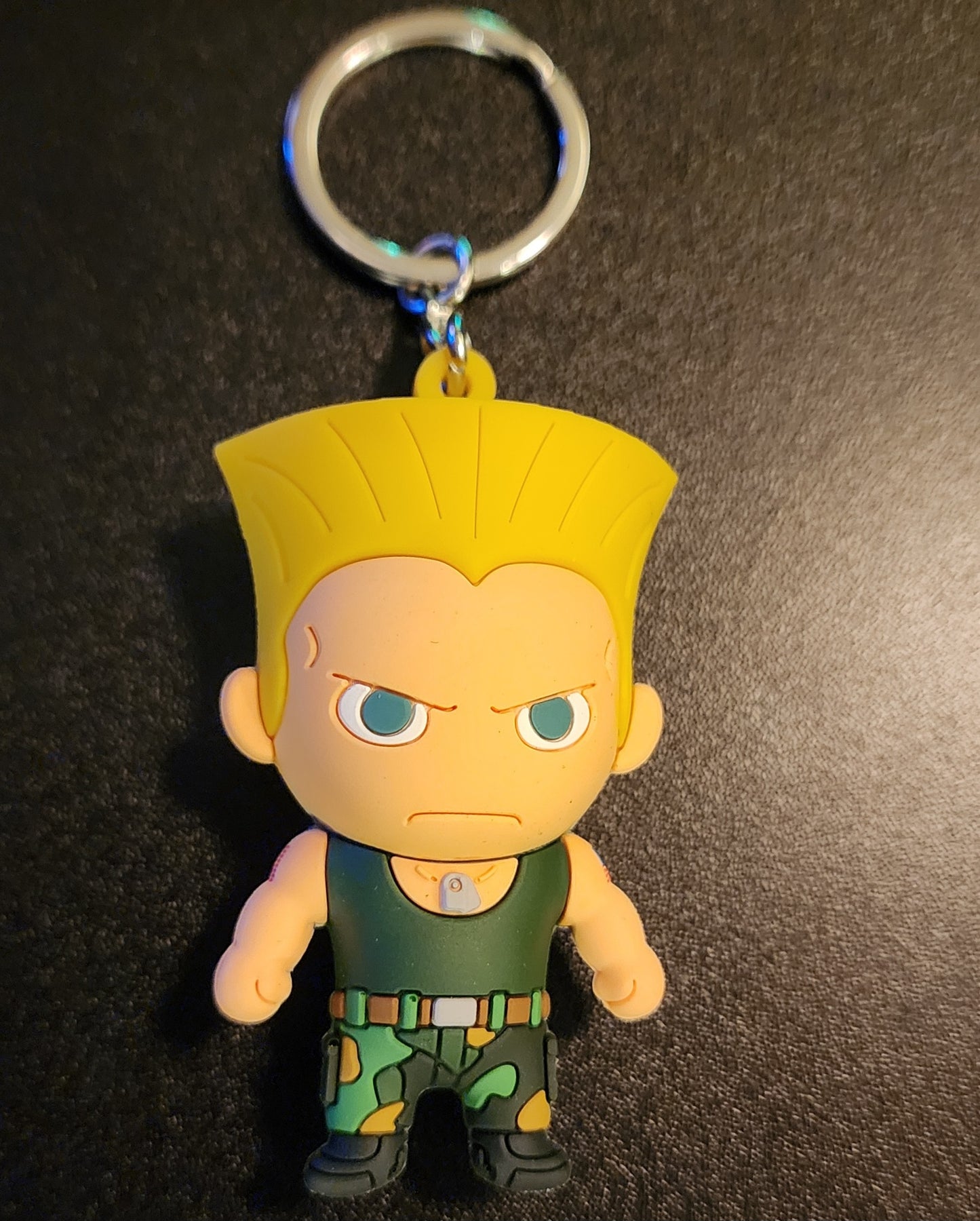 Guile Street Fighter 6 Chibi Character Keychain Figure