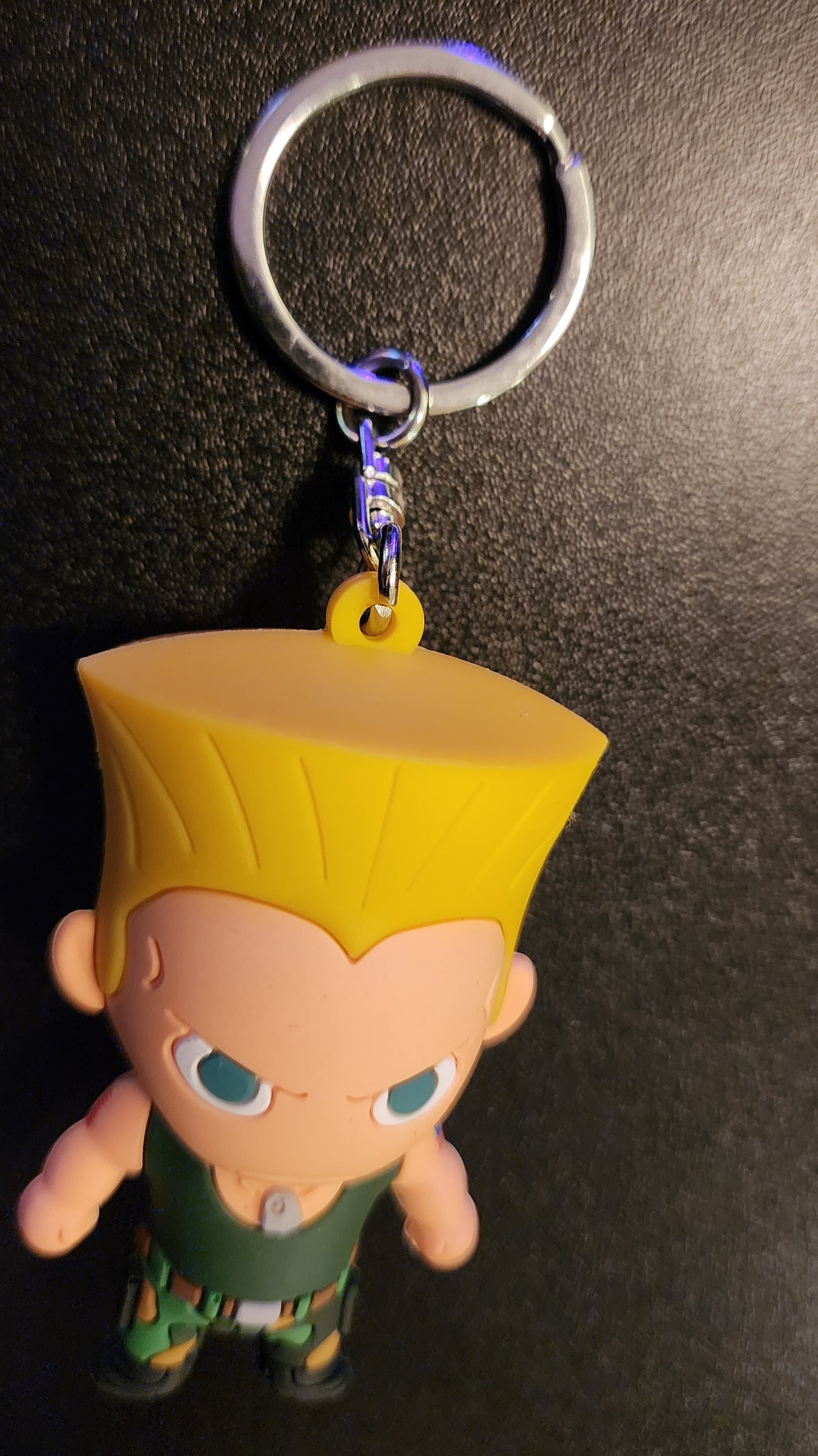 Guile Street Fighter 6 Chibi Character Keychain Figure