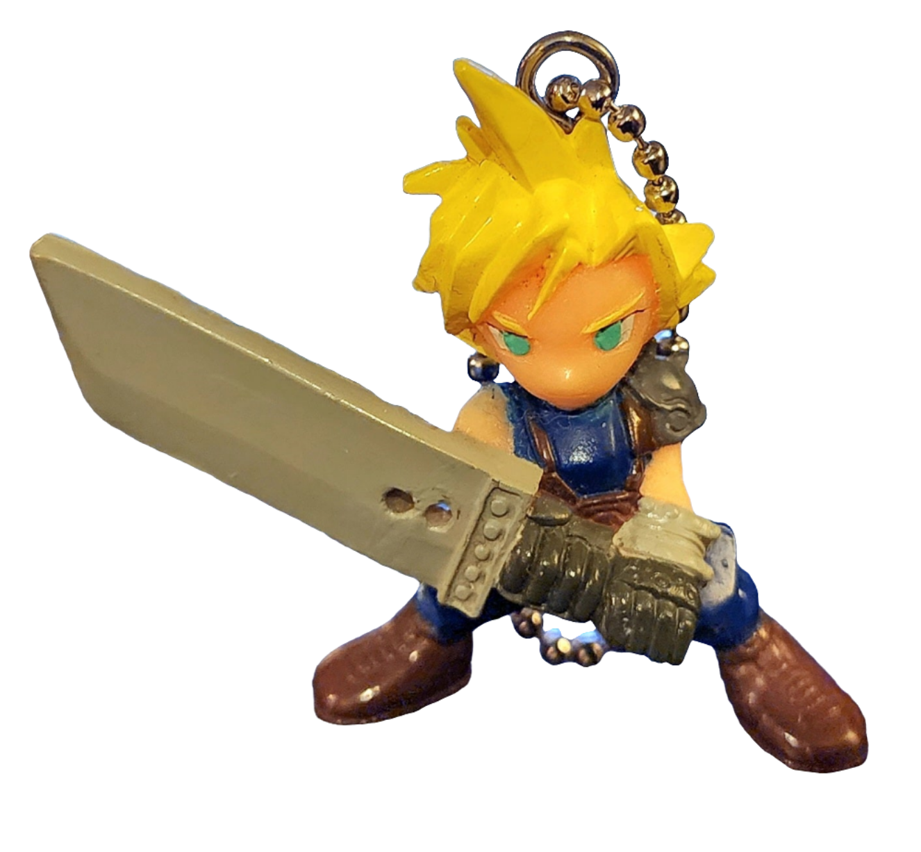 Cloud Strife Final Fantasy 7 Vintage Keychain Figure