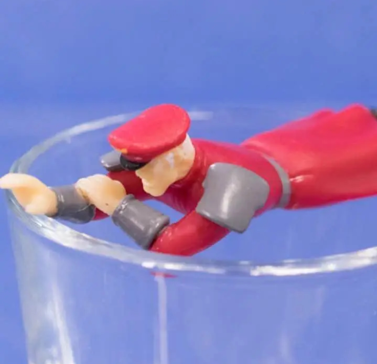 Street Fighter V Kitan Club Cup Topper Figures (Complete Set of 5) - Ryu, Chun-Li, Cammy, Vega & M. Bison