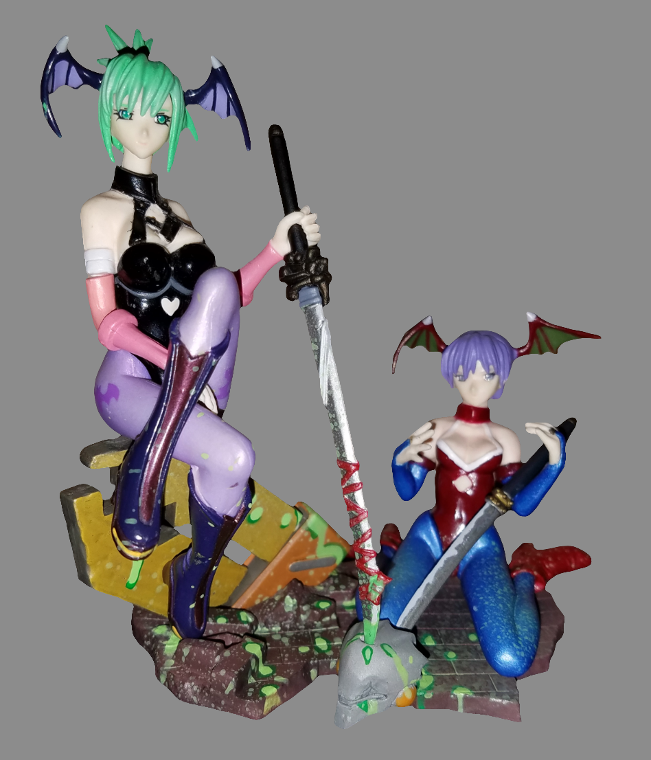 Lilith "Samurai" Crimson Tears Darkstalkers Yujin SR Figure