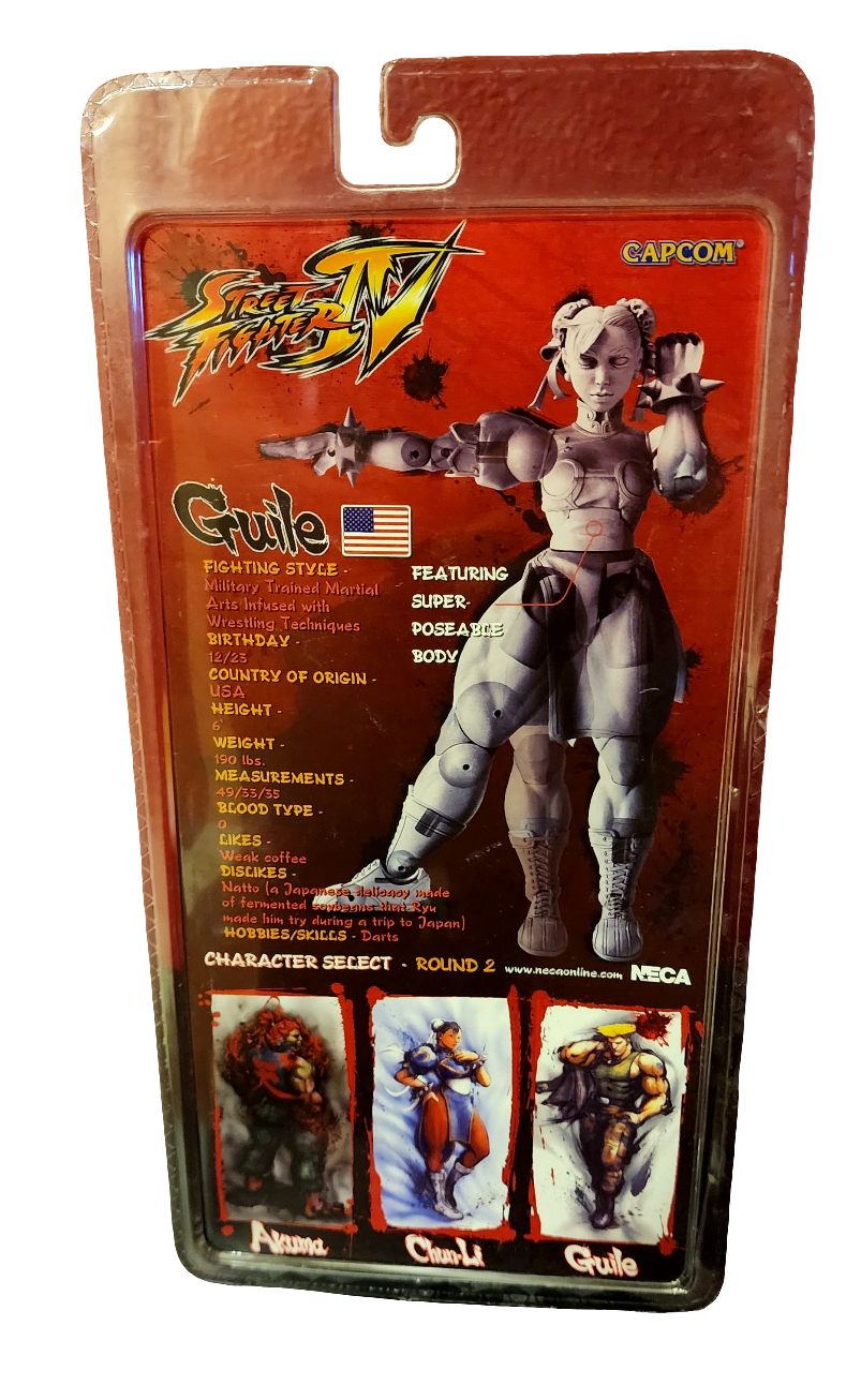 Guile NECA Action Figure (Charlie Costume Variant)