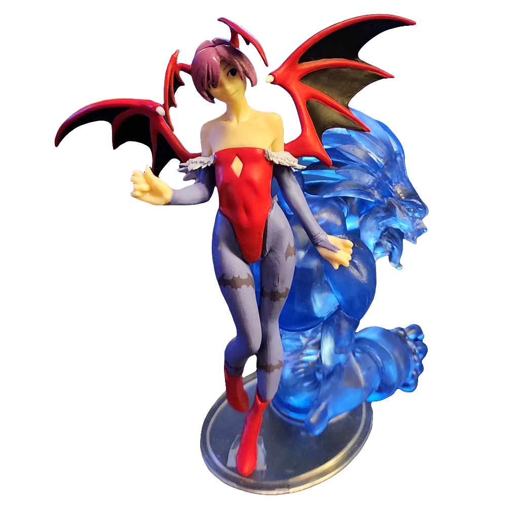 Lilith Aensland Namco x Capcom Bandai Figure (with Lord Raptor / Zabel Base)