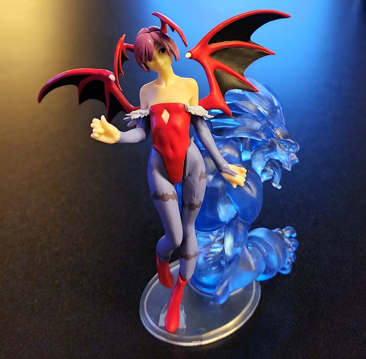 Lilith Aensland Namco x Capcom Bandai Figure (with Lord Raptor / Zabel Base)