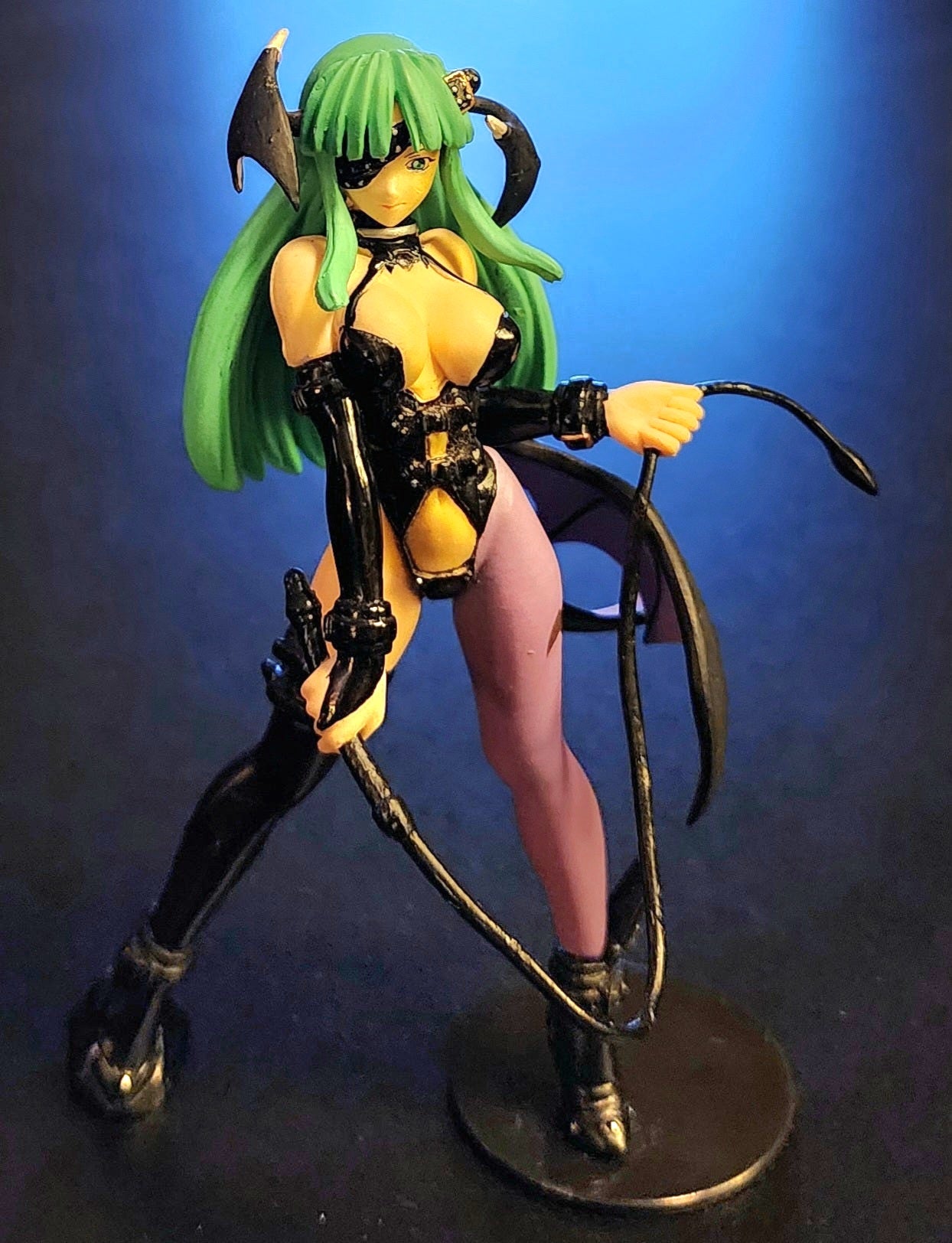 Morrigan Alt. Outfit Yujin Part 3 SR Series Gashapon Figure (Eye Patch Version)
