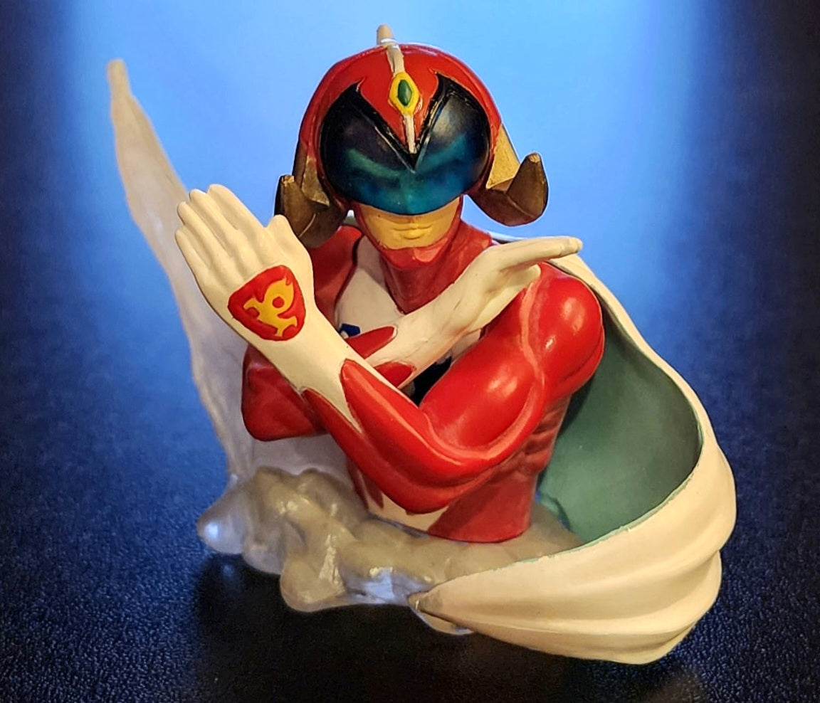Hurricane Polymar Tatsunoko Mini Bust Bandai Figure