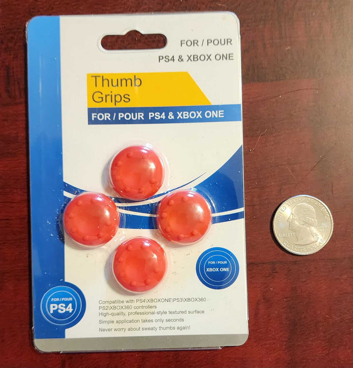 Thumb Grips for PS4 / PS3 / PS2 / Xbox One / Xbox 360 Pads (Sealed)