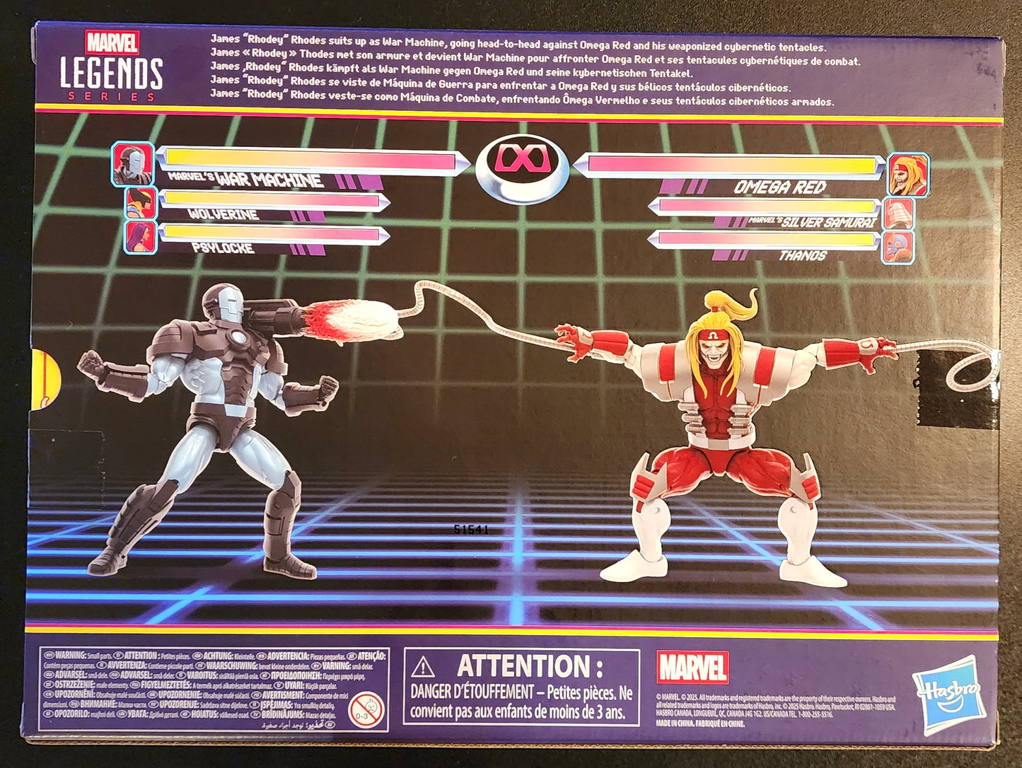 War Machine Vs. Omega Red MVC2 Gamerverse Hasbro Marvel Legends 2-Pack
