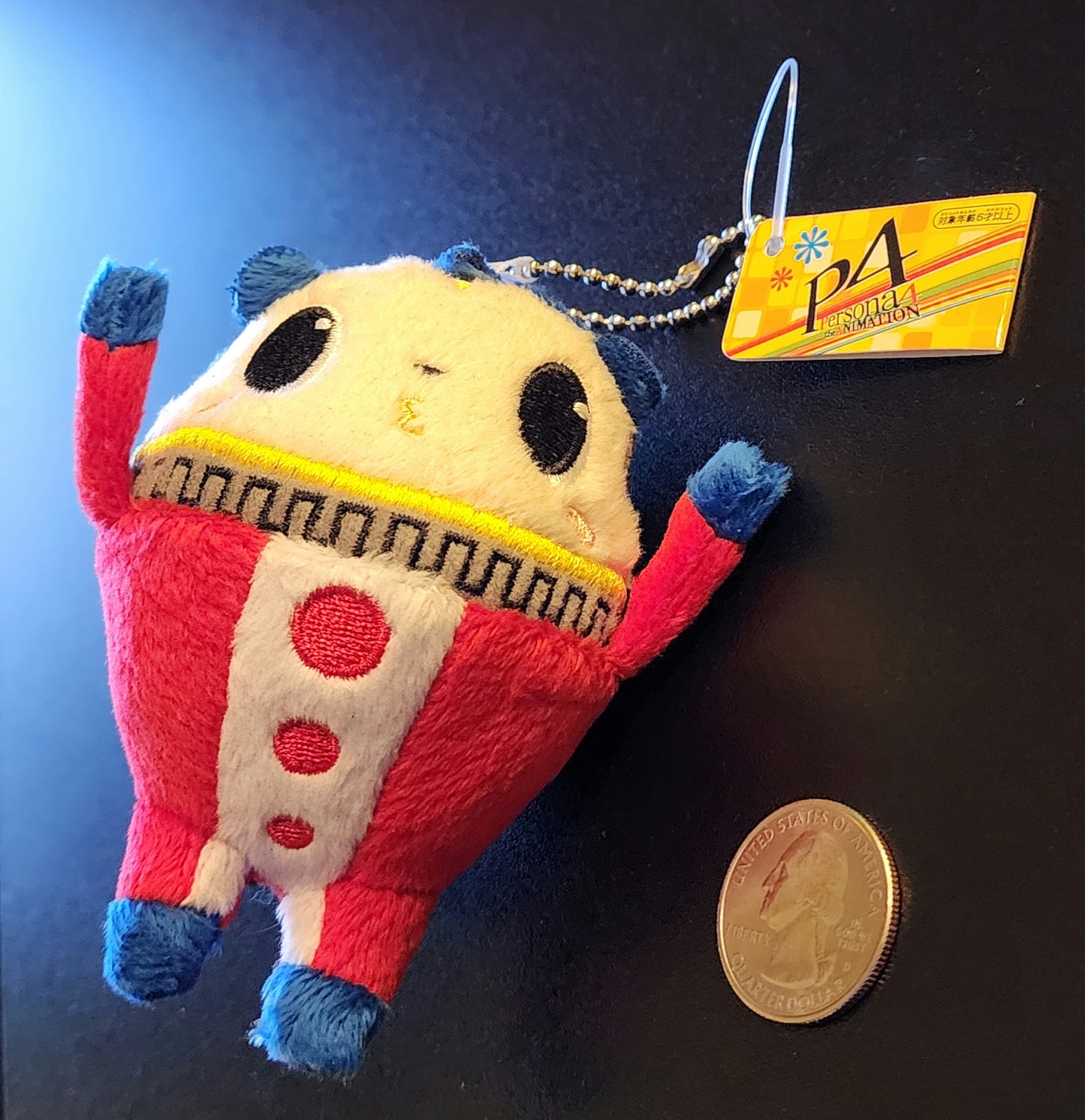 Teddie / Kuma Persona 4 Taito Mini Plush Anime Prize Keychain