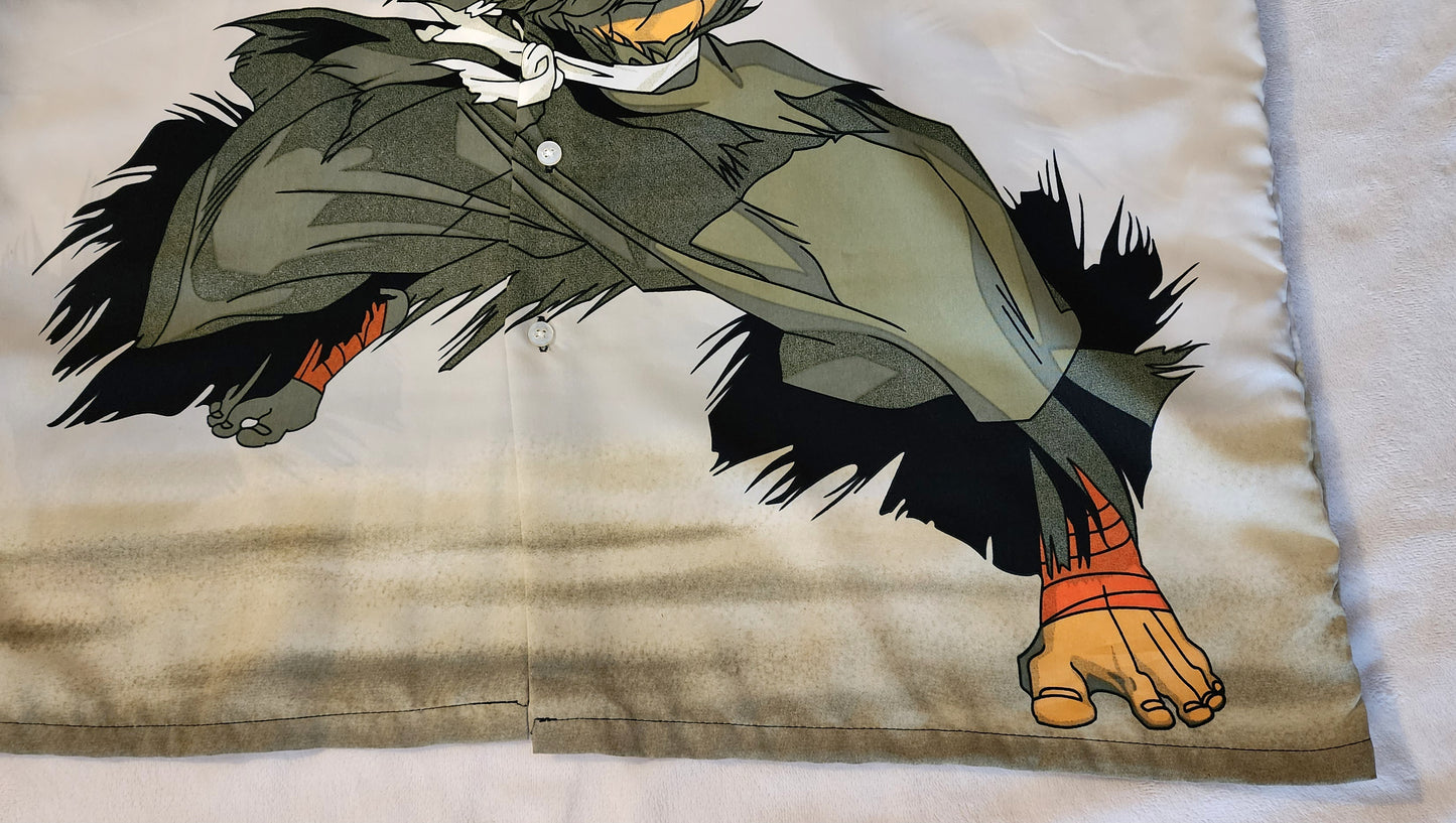 Haohmaru "Bust Version" Samurai Shodown RARE Vintage Button Down Shirt (Large)