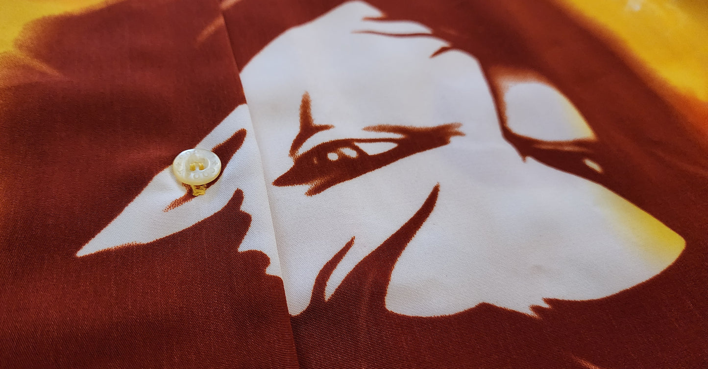 Asura Samurai Shodown RARE Vintage Button Down Shirt (Large)