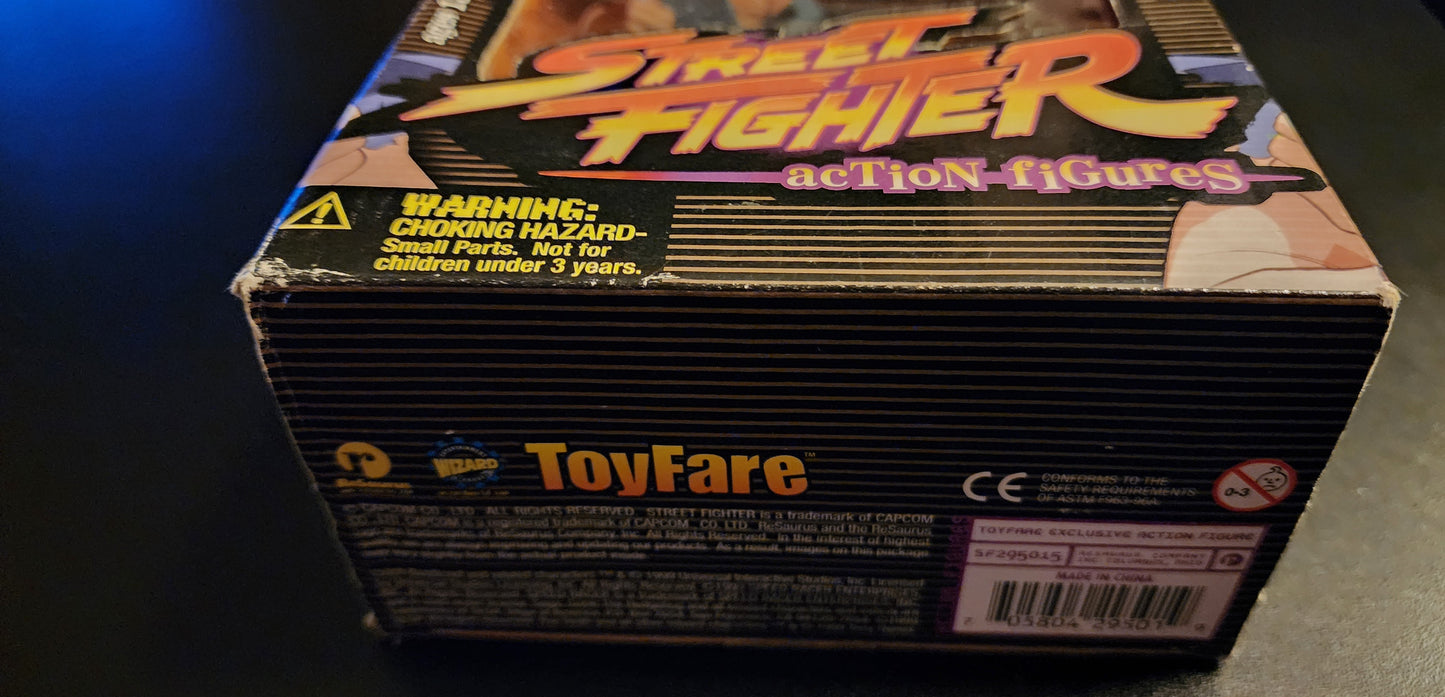 Evil Ryu ToyFare 1999 Exclusive ReSaurus Street Fighter Action Figure (Sealed)