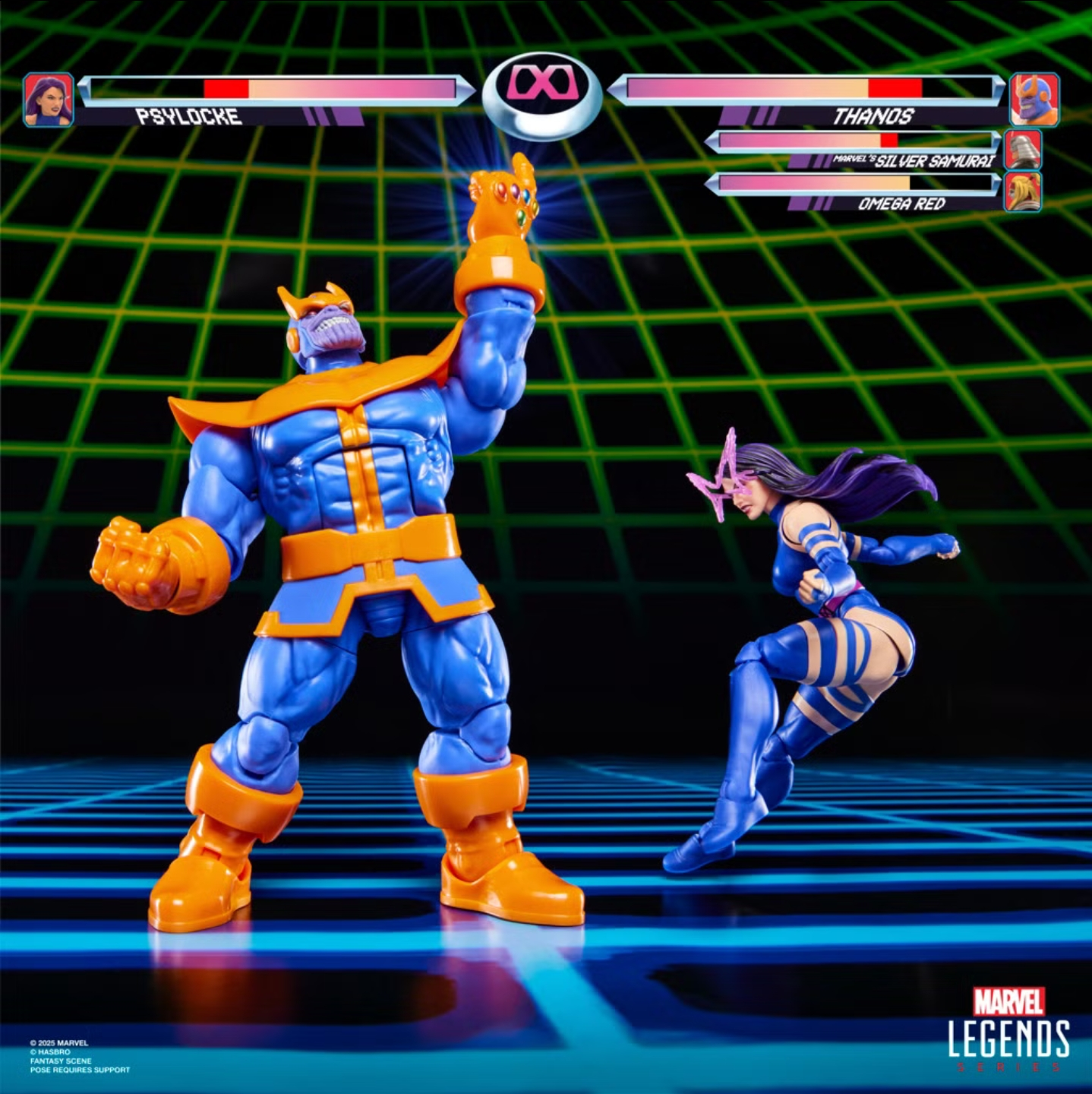 Psylocke vs. Thanos MVC2 Gamerverse Hasbro Marvel Legends 2-Pack