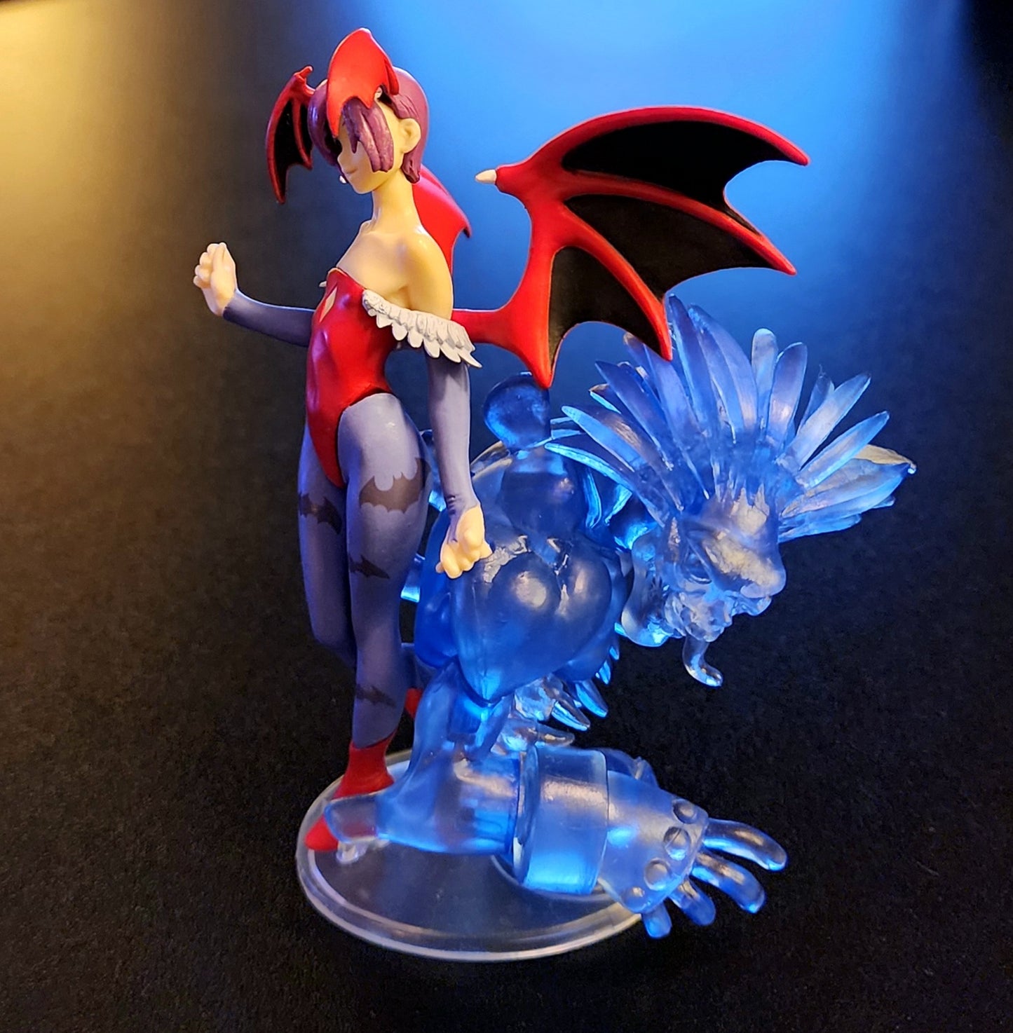 Lilith Aensland Namco x Capcom Bandai Figure (with Lord Raptor / Zabel Base)