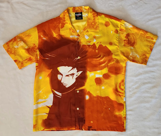 Asura Samurai Shodown RARE Vintage Button Down Shirt (Large)