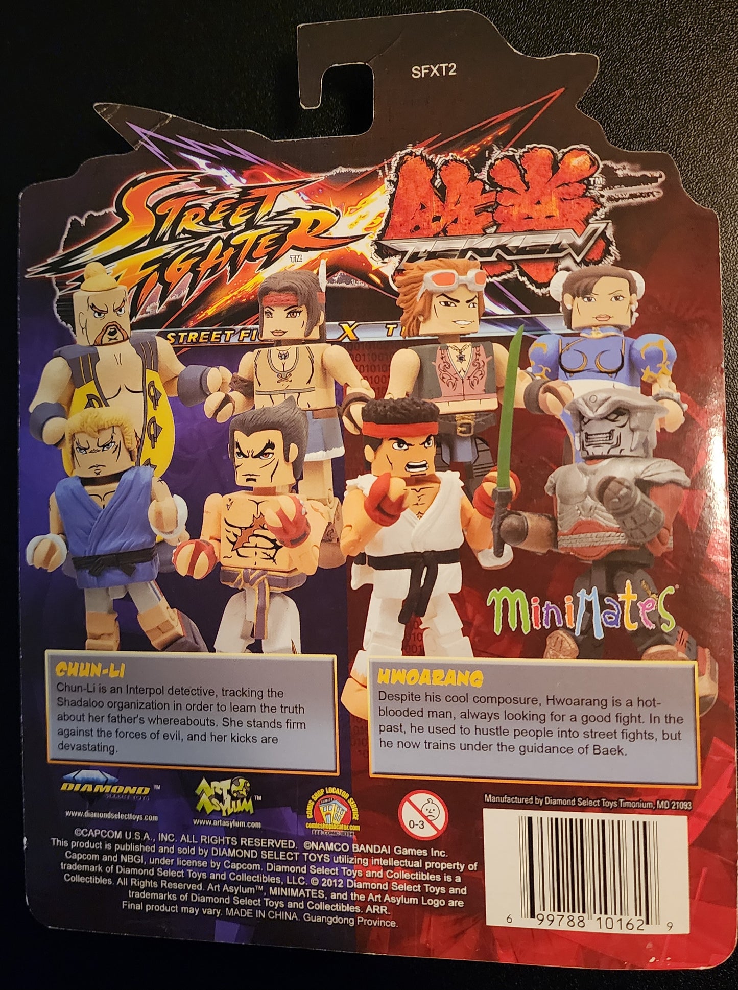 Street Fighter x Tekken MiniMates - Chun-Li and Hwoarang Figures