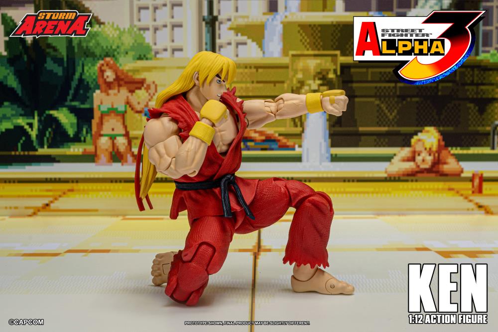 Ken Masters Street Fighter Alpha 3 Storm Arena Action Figure