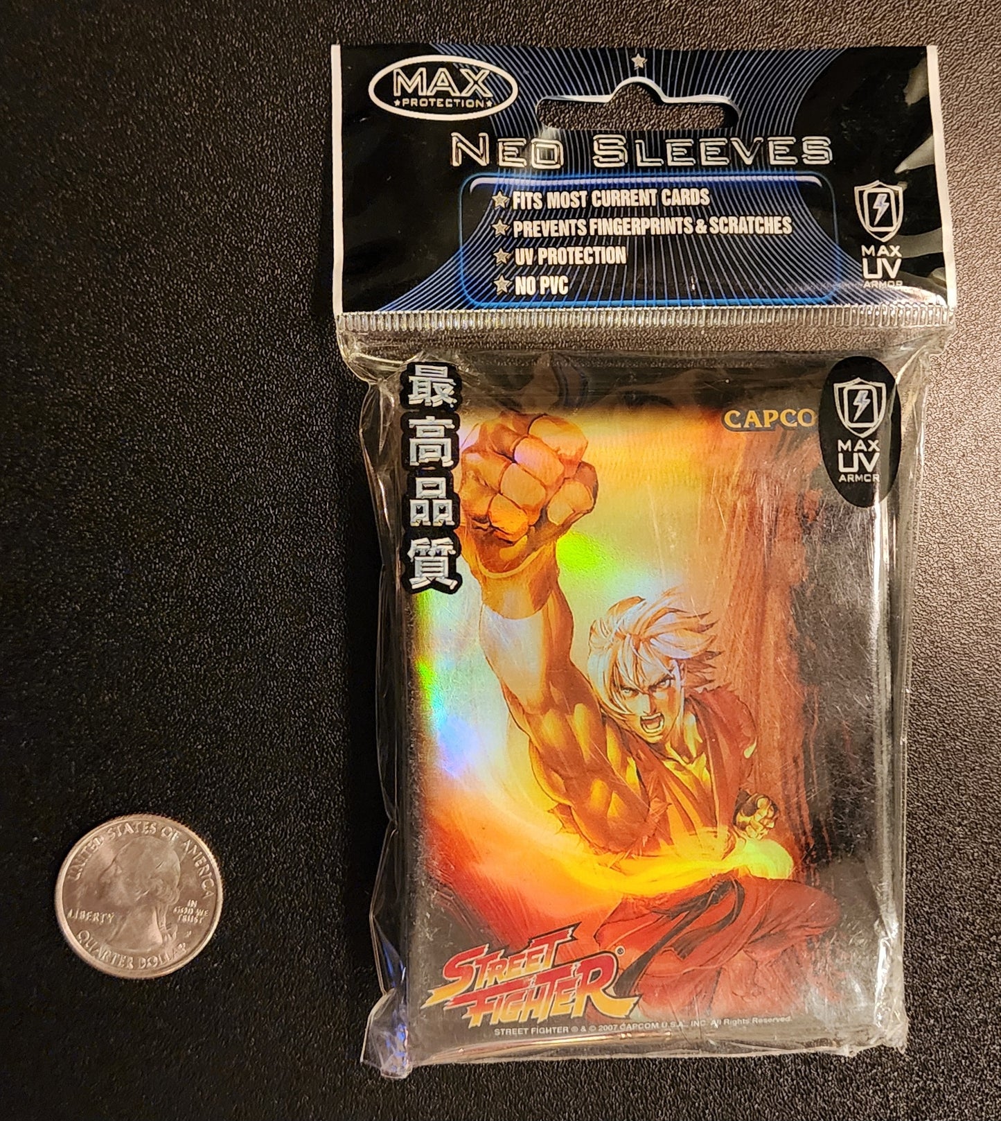 Ken Masters Street Fighter Max Protection Neo Sleeves Pack