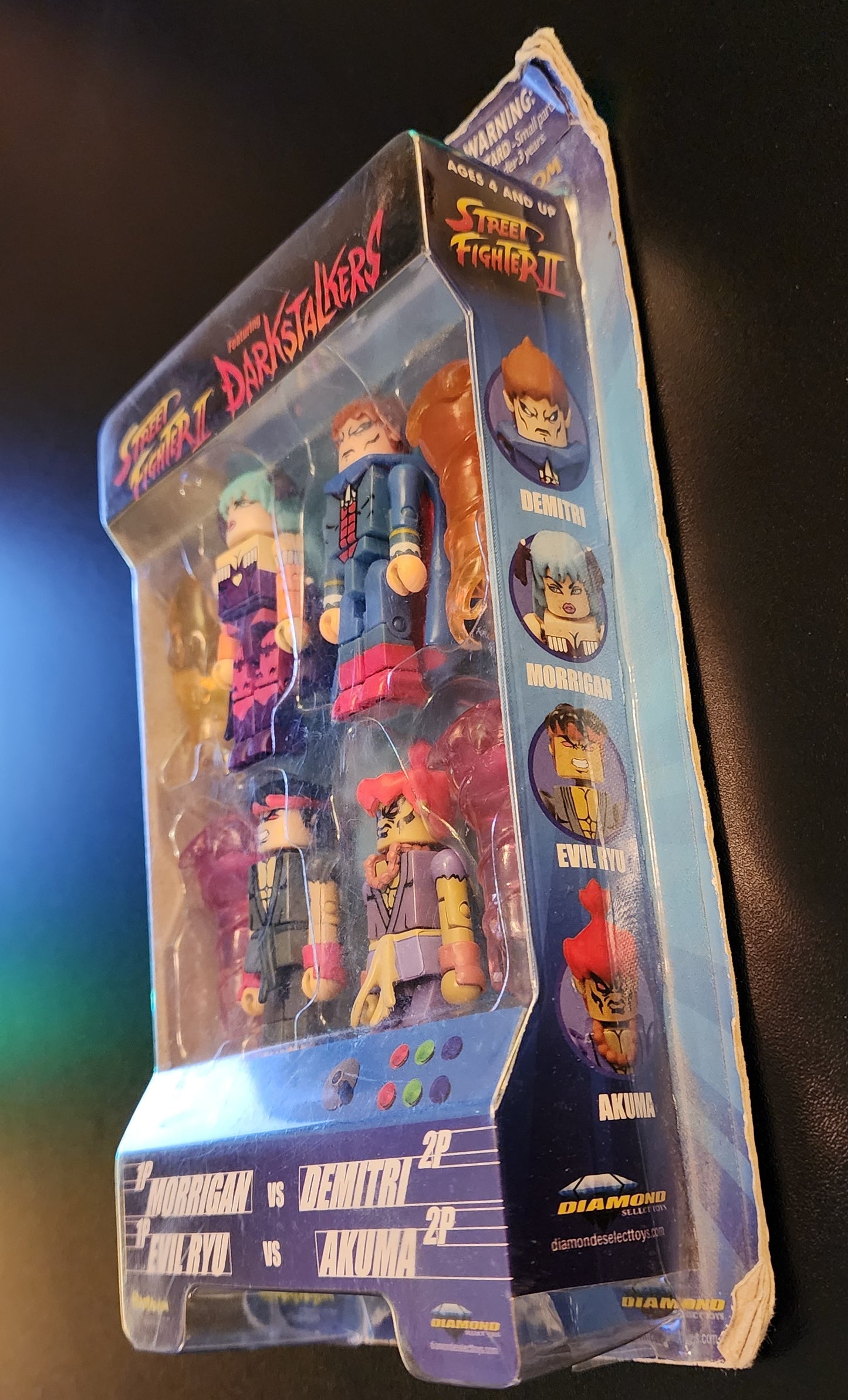 Street Fighter II × Darkstalkers 4-Pack: Evil Ryu, Akuma, Morrigan, Demitri