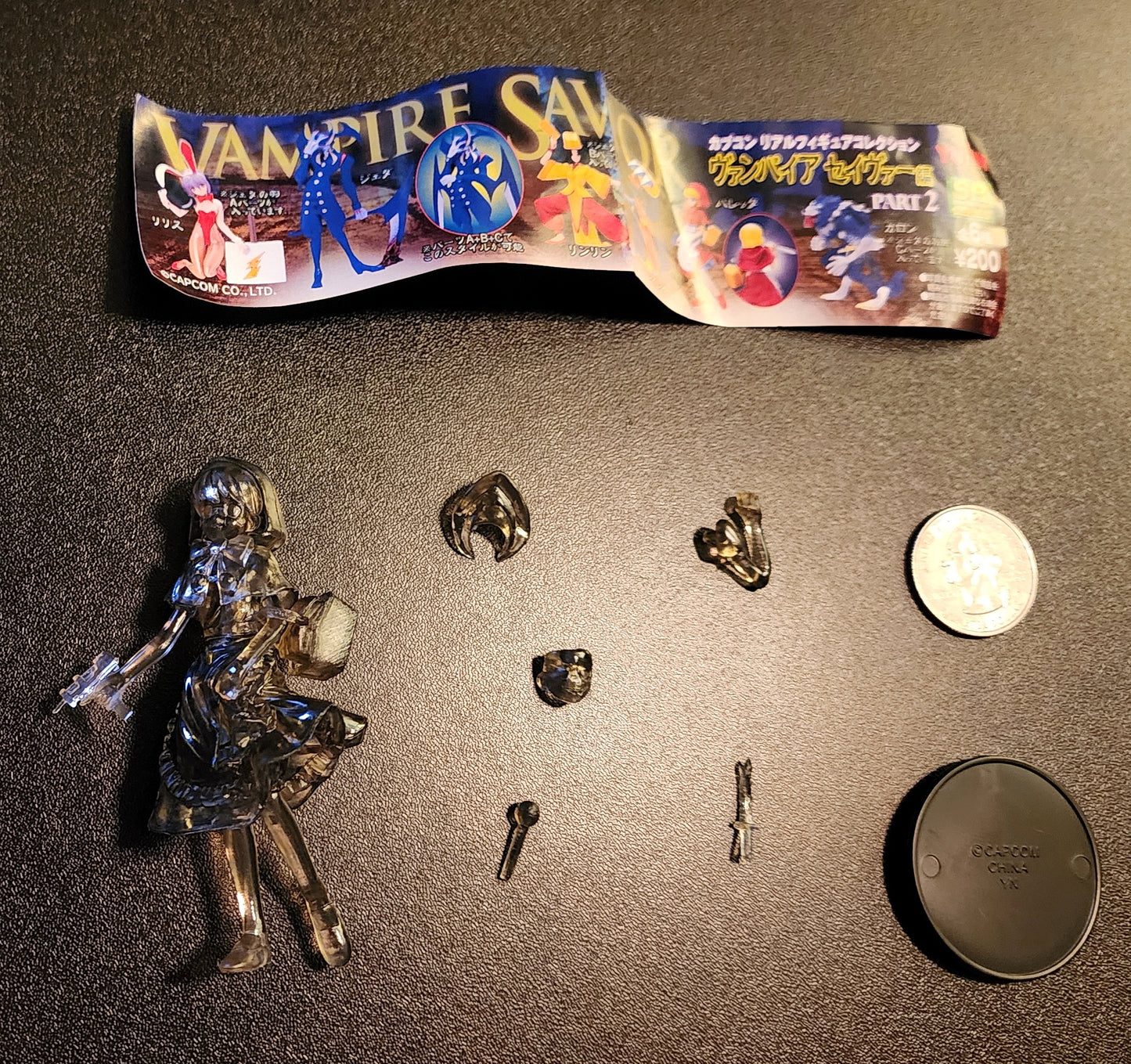 Bulleta / B.B. Hood Vampire Savior SR Series Gashapon (RARE "Secret" Dark Translucent Version)
