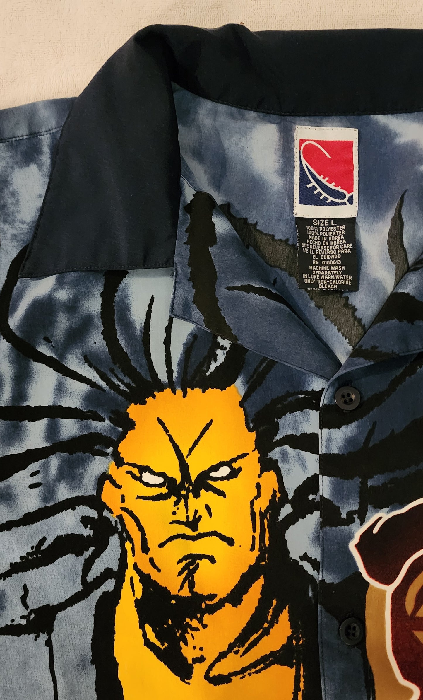 Zankuro Samurai Spirits RARE Vintage Button Down Shirt (Large)