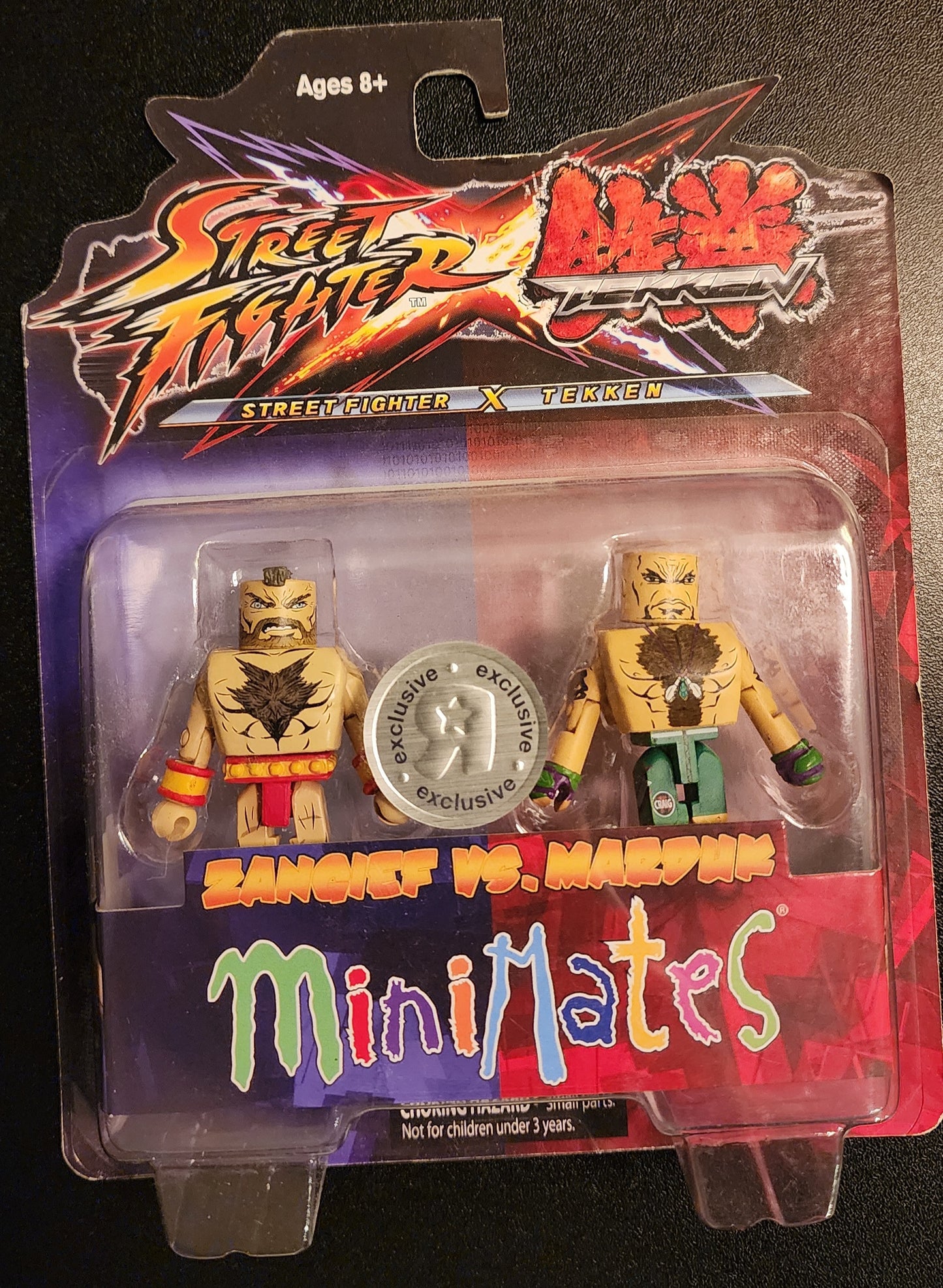 Street Fighter x Tekken MiniMates - Zangief and Craig Marduk
