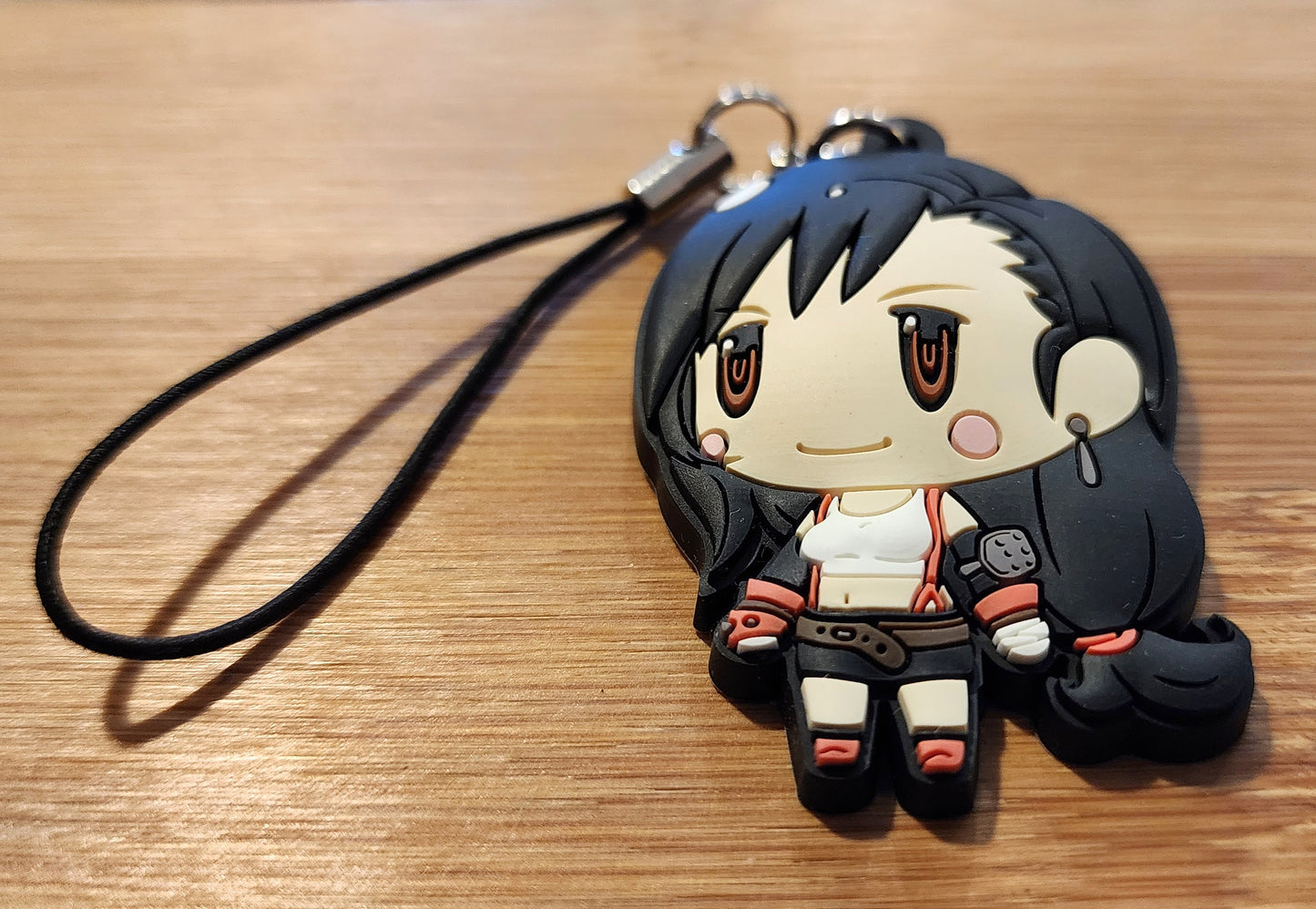 Tifa Lockheart Final Fantasy 7 Theatrhythm Rubber Keychain Strap