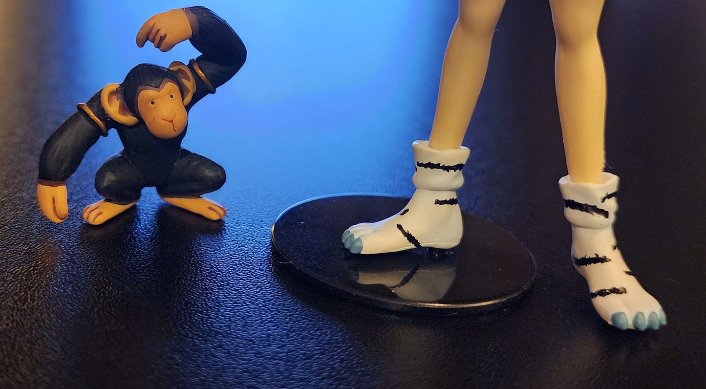 Cham Cham Samurai Shodown SR Series Gashapon Figure with Paku Paku Monkey (2P Color Version)