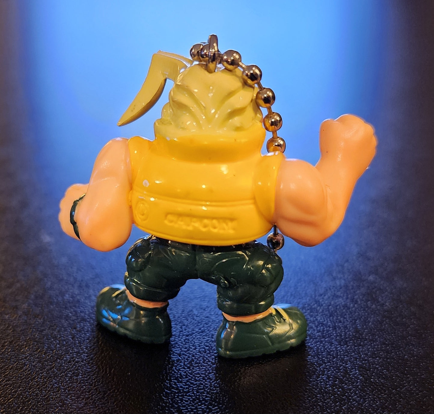 Charlie Nash Vintage Street Fighter Alpha Keychain Figure