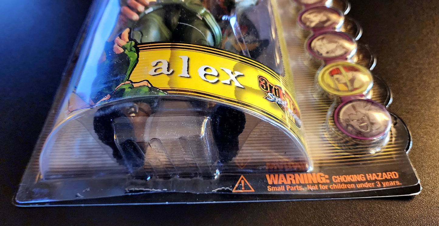 Alex ReSaurus Street Fighter Round 1 Action Figure (Sealed)