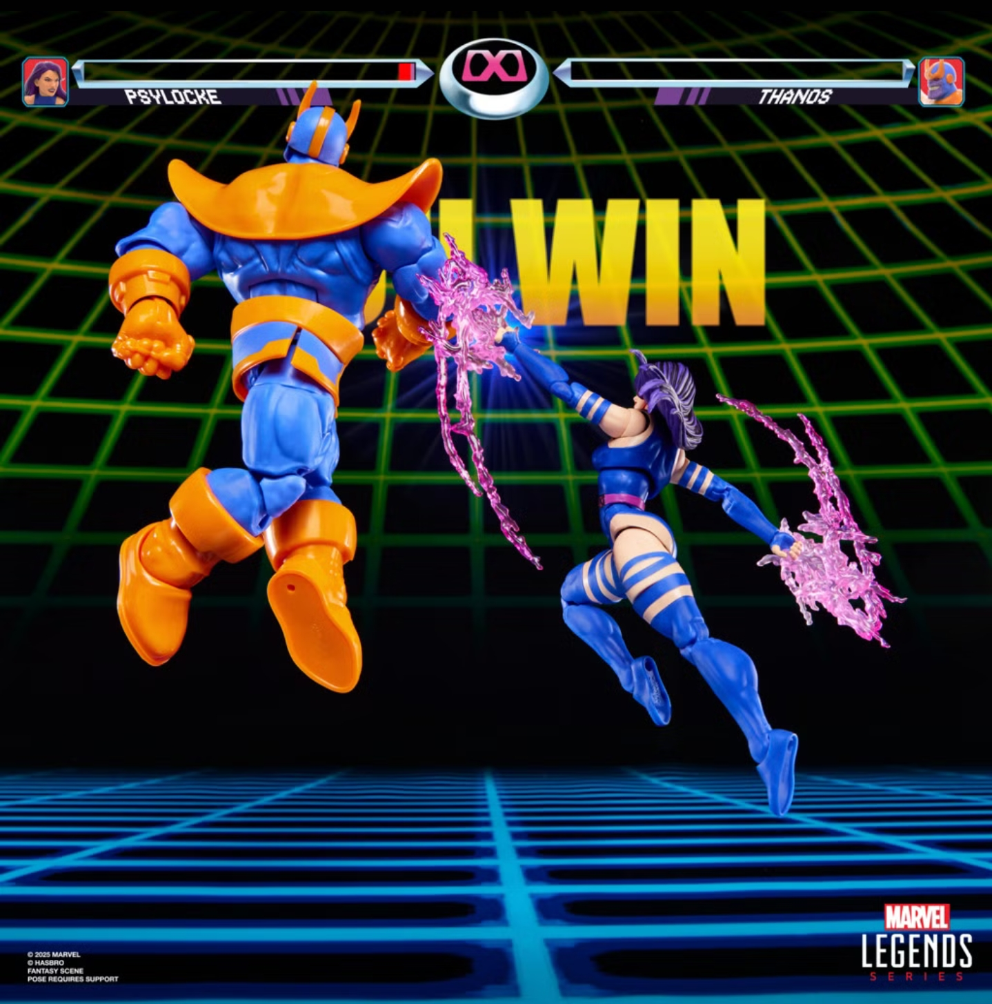 Psylocke vs. Thanos MVC2 Gamerverse Hasbro Marvel Legends 2-Pack