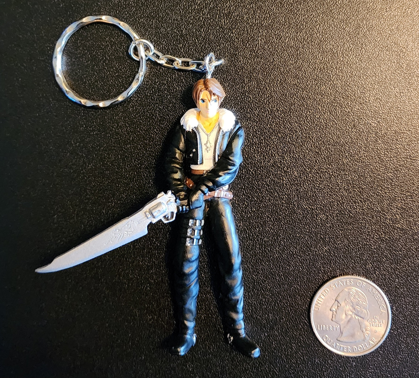Squall Leonheart Final Fantasy 8 Keychain Figure