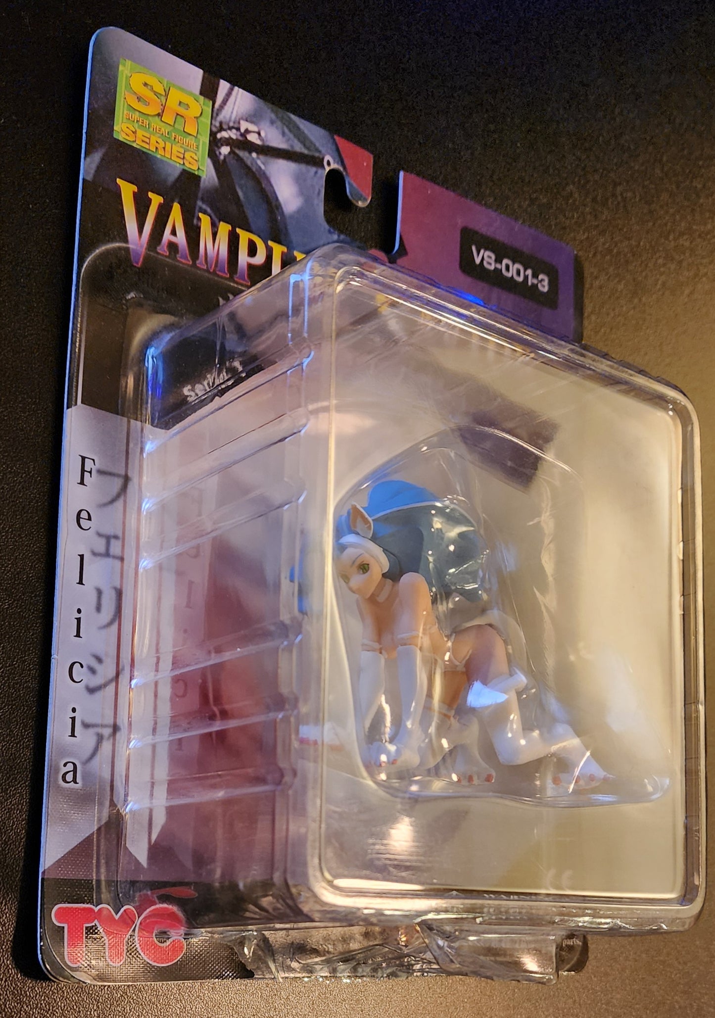 Felicia "Crawling Pose" Vampire Savior SR Series Gashapon Figure (Box Version)