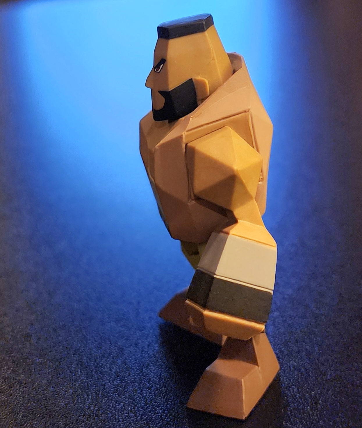 Barret Wallace Final Fantasy 7 Polygonal Model Figure