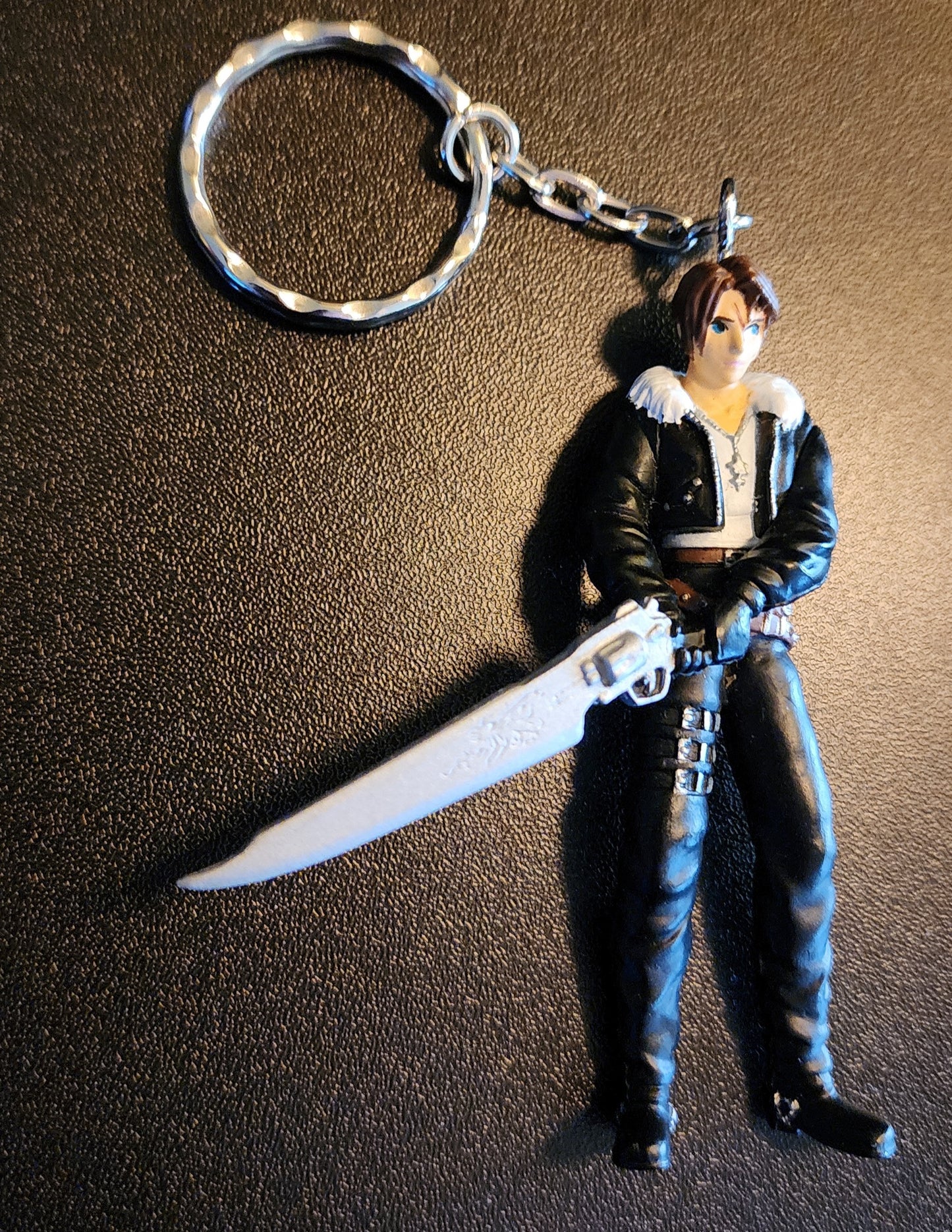 Squall Leonheart Final Fantasy 8 Keychain Figure