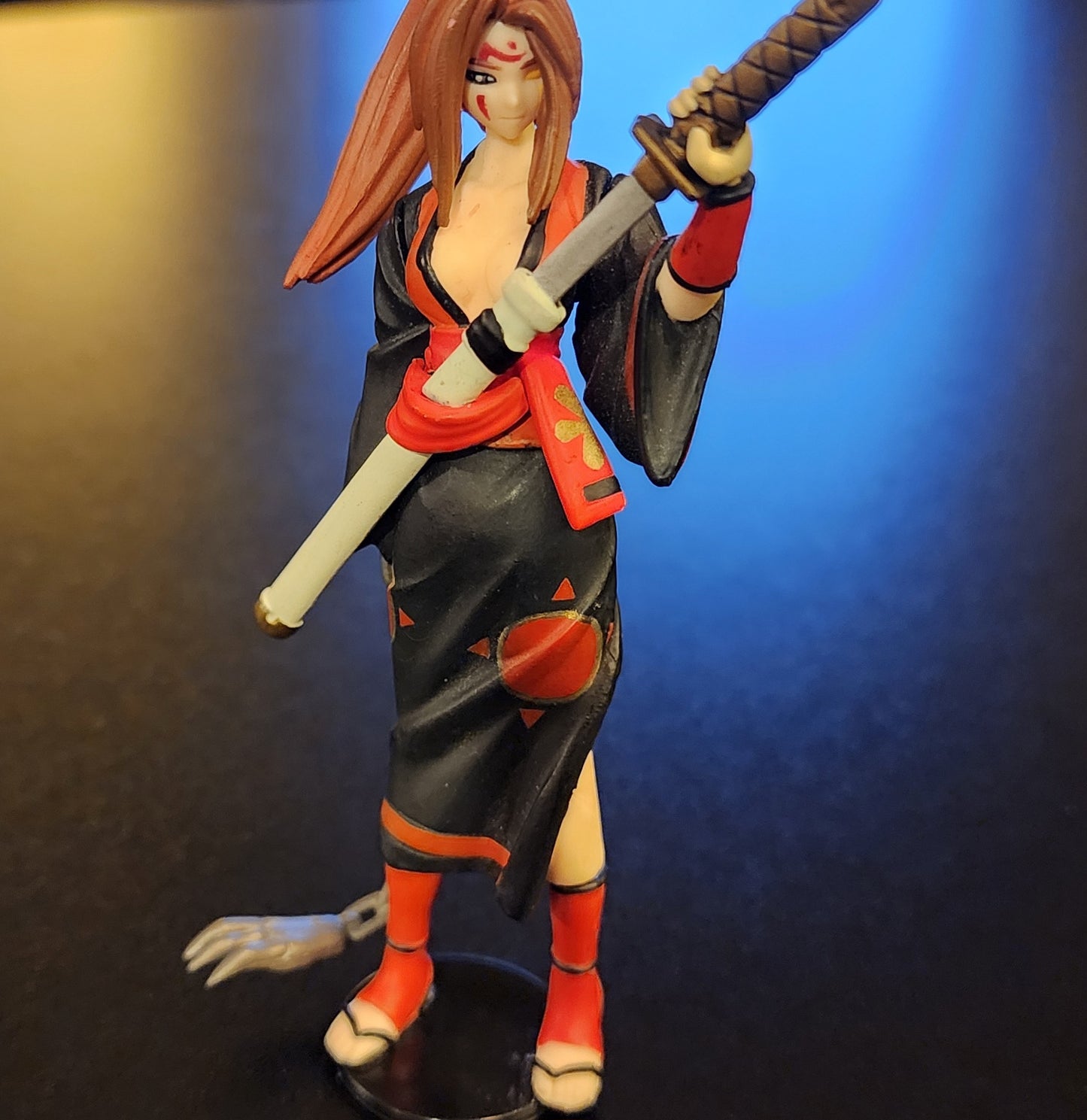 Baiken Guilty Gear X Yujin Gashapon Figure (Black & Red Version)